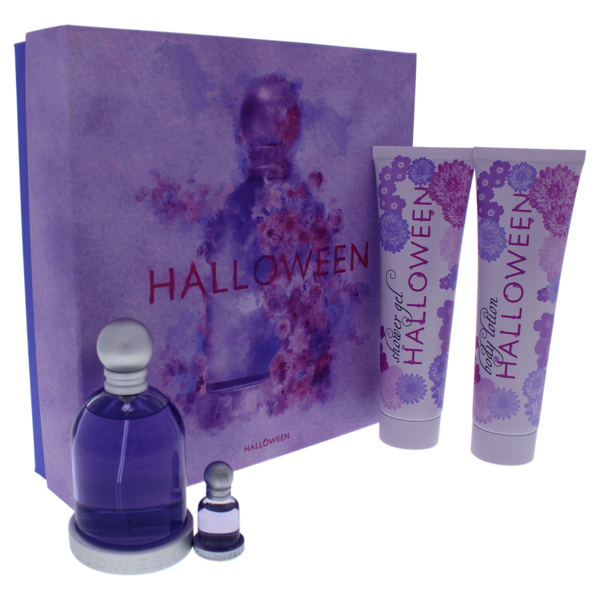 Halloween by J. Del Pozo for Women - 4 Pc Gift Set 3.4oz EDT Spray, 0.15oz EDT Splash, 5oz Body Lotion, 5oz Shower Gel, See Description, alternate image number 2