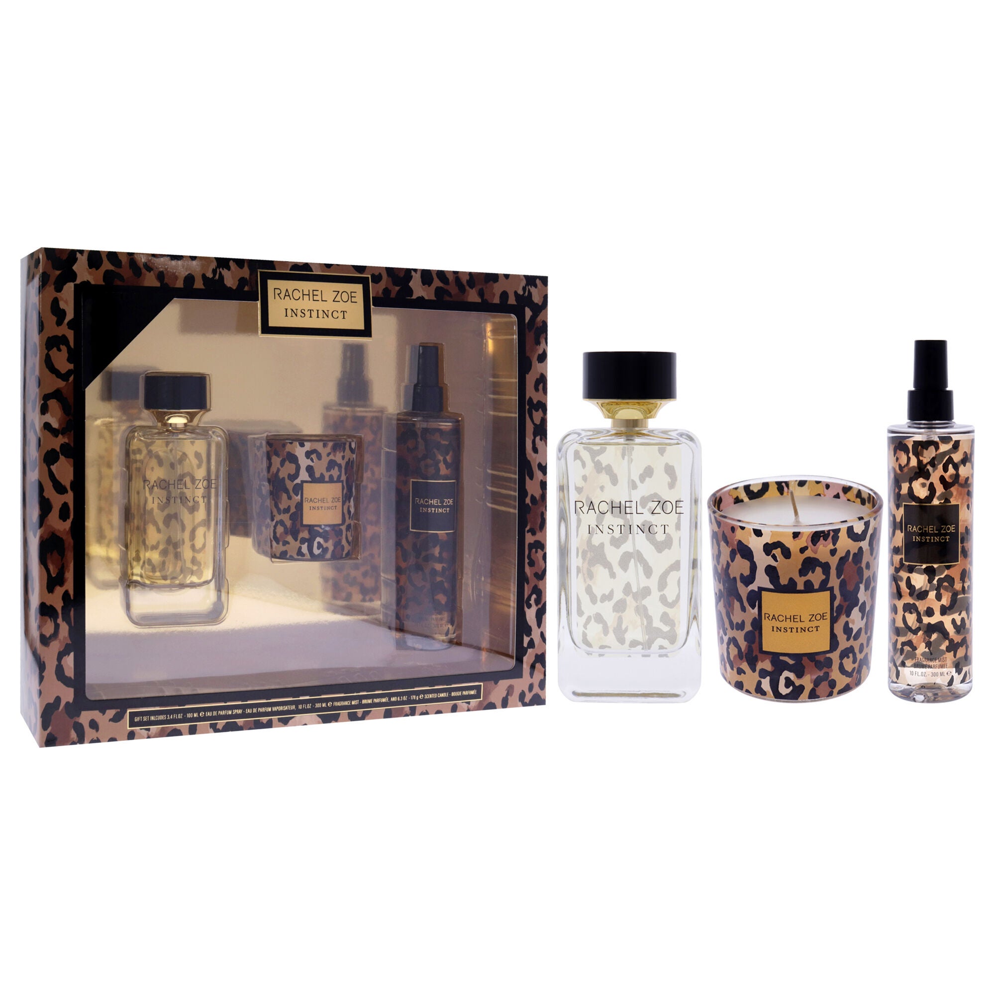 Instinct by Rachel Zoe for Women - 3 Pc 3.4oz EDP Spray, 10oz Fragrance Mist, 6.3oz Candle, See Description, alternate image number 2