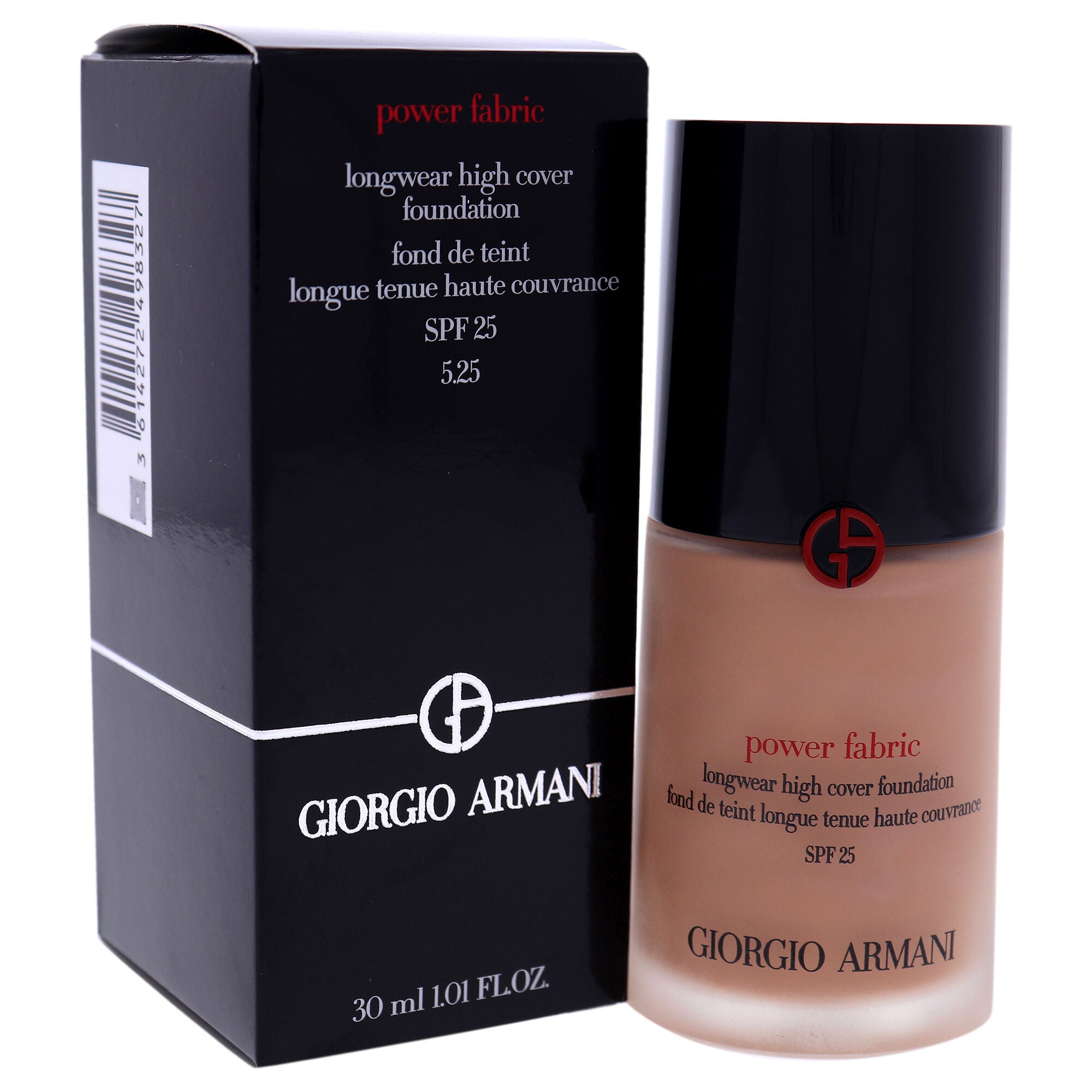 Power Fabric Longwear High Cover Foundation SPF 25 - 5.25 by Giorgio Armani for Women - 1 oz Foundation, See Description, alternate image number 2