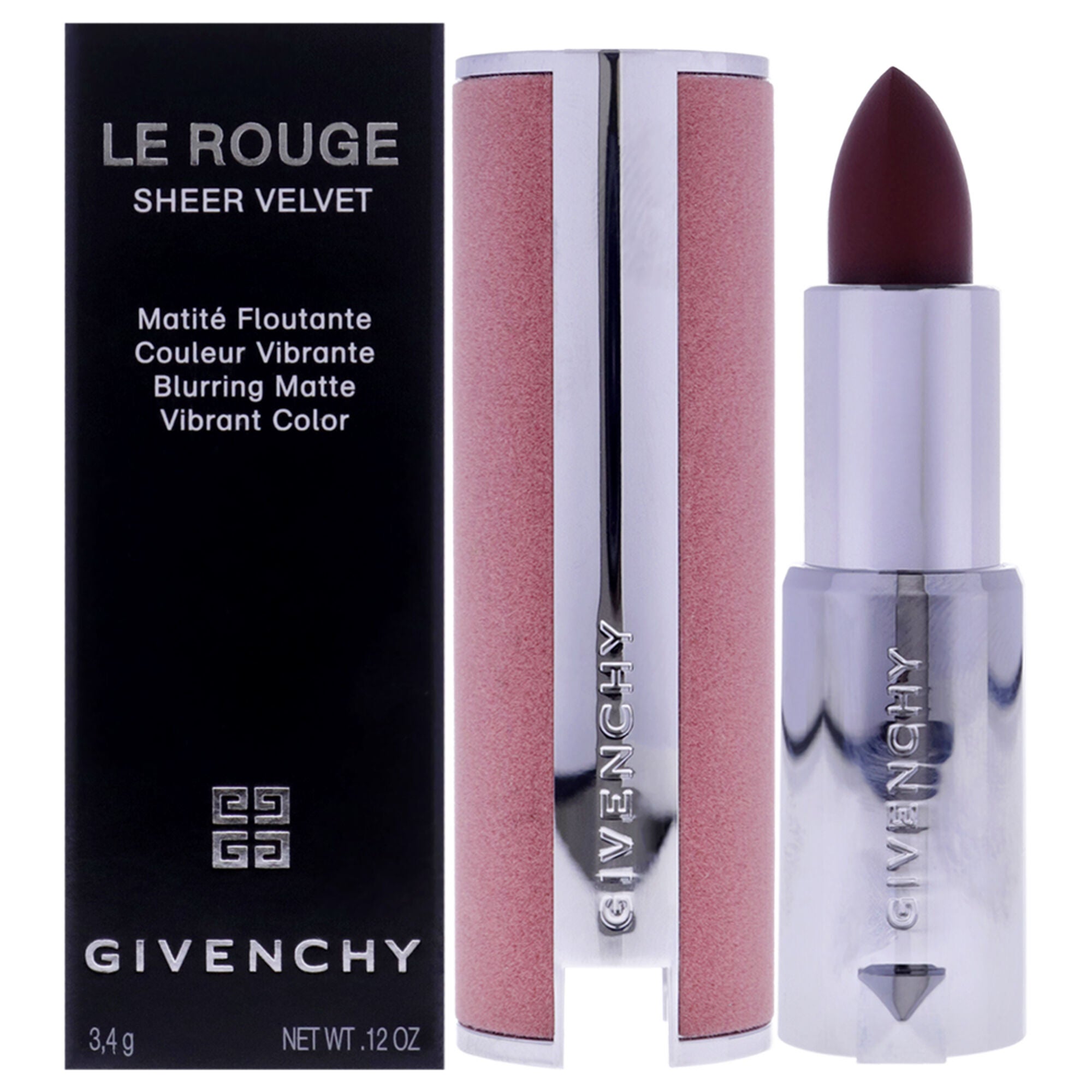 Le Rouge Sheer Velvet Matte Lipstick - 17 by Givenchy for Women - 0.12 oz Lipstick, See Description, hi-res image number 0