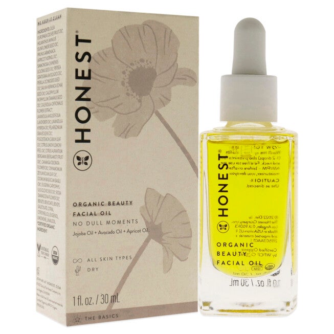 Organic Beauty Facial Oil by Honest for Women - 1 oz Moisturizer, NA, alternate image number null
