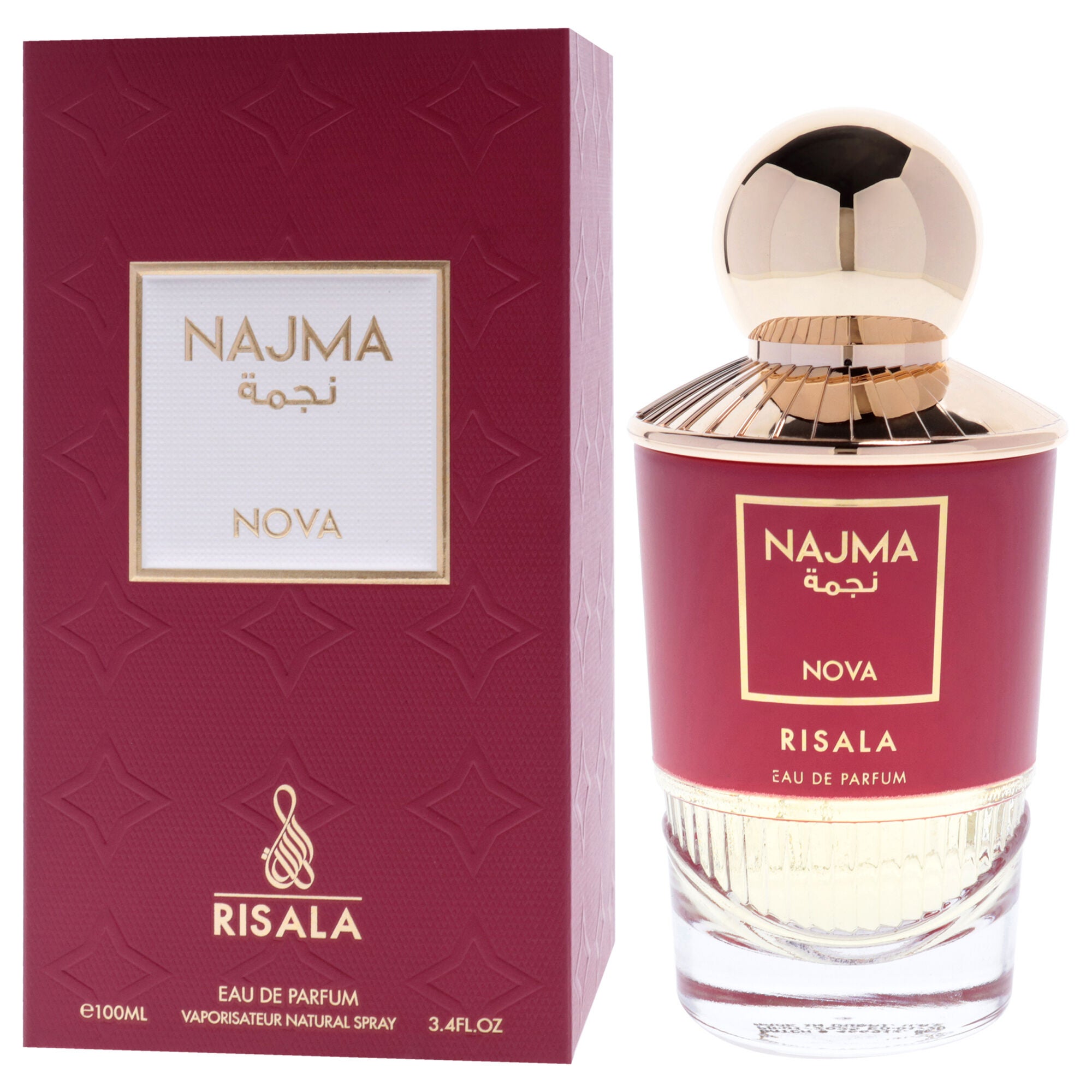 Najma Nova by Risala for Unisex - 3.4 oz EDP Spray, Clear, alternate image number 3