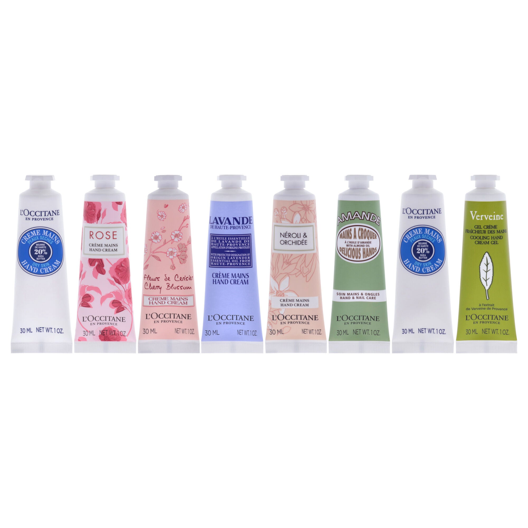 "Fantastic 8 Hand Creams Kit by LOccitane for Unisex - 8 x 1 oz Shea Dry Skin, Rose, Cherry Blossom, Lavender, Pivoine Flora, Almond, Hand Cream", See Description, alternate image number 4