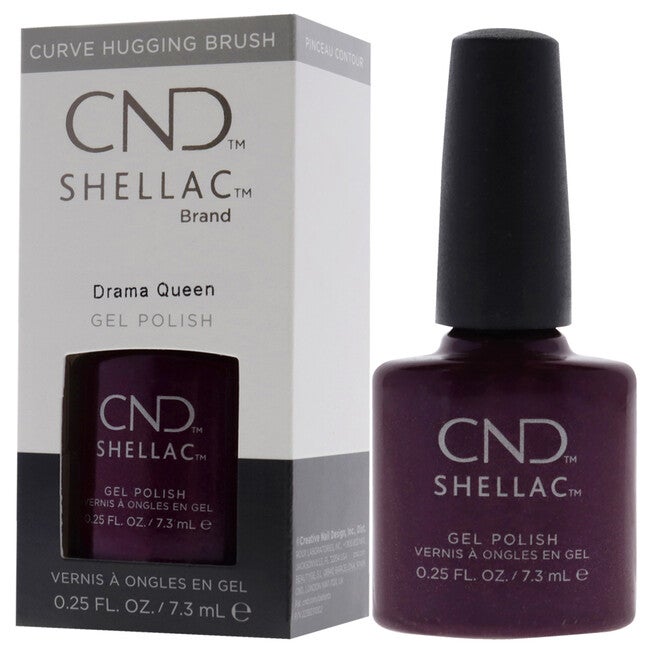Shellac Nail Color - Drama Queen by CND for Women - 0.25 oz Nail Polish, , alternate image number null