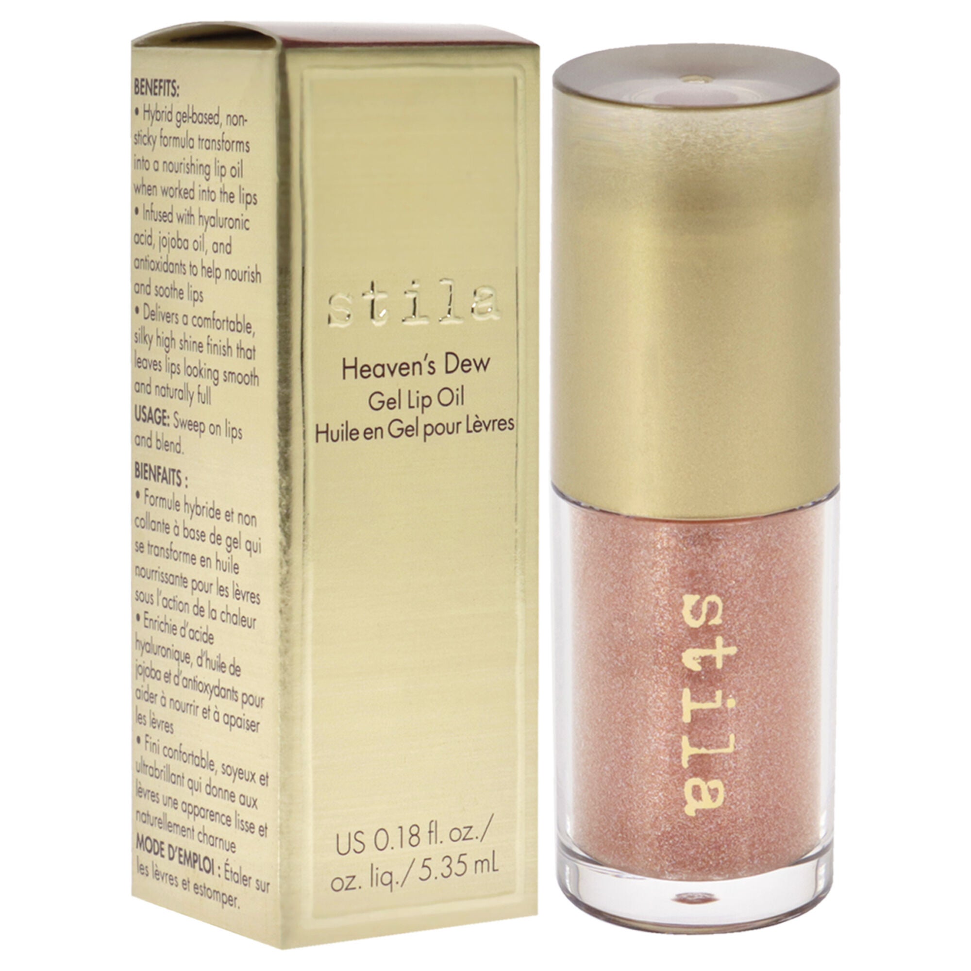 Heavens Dew Gel Lip Oil - Kitten Komet by Stila for Women - 0.18 oz Lip Oil, , alternate image number 6