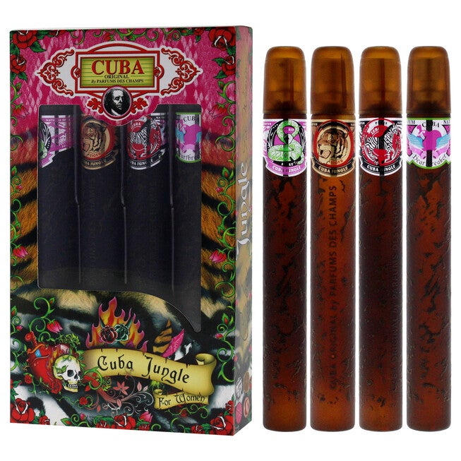 Cuba Jungle by Cuba for Women - 4 Pc Gift Set, NA, alternate image number null