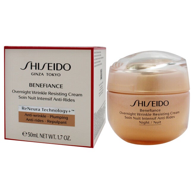 Benefiance Overnight Wrinkle Resisting Cream by Shiseido for Women - 1.7 oz Cream, NA, alternate image number null