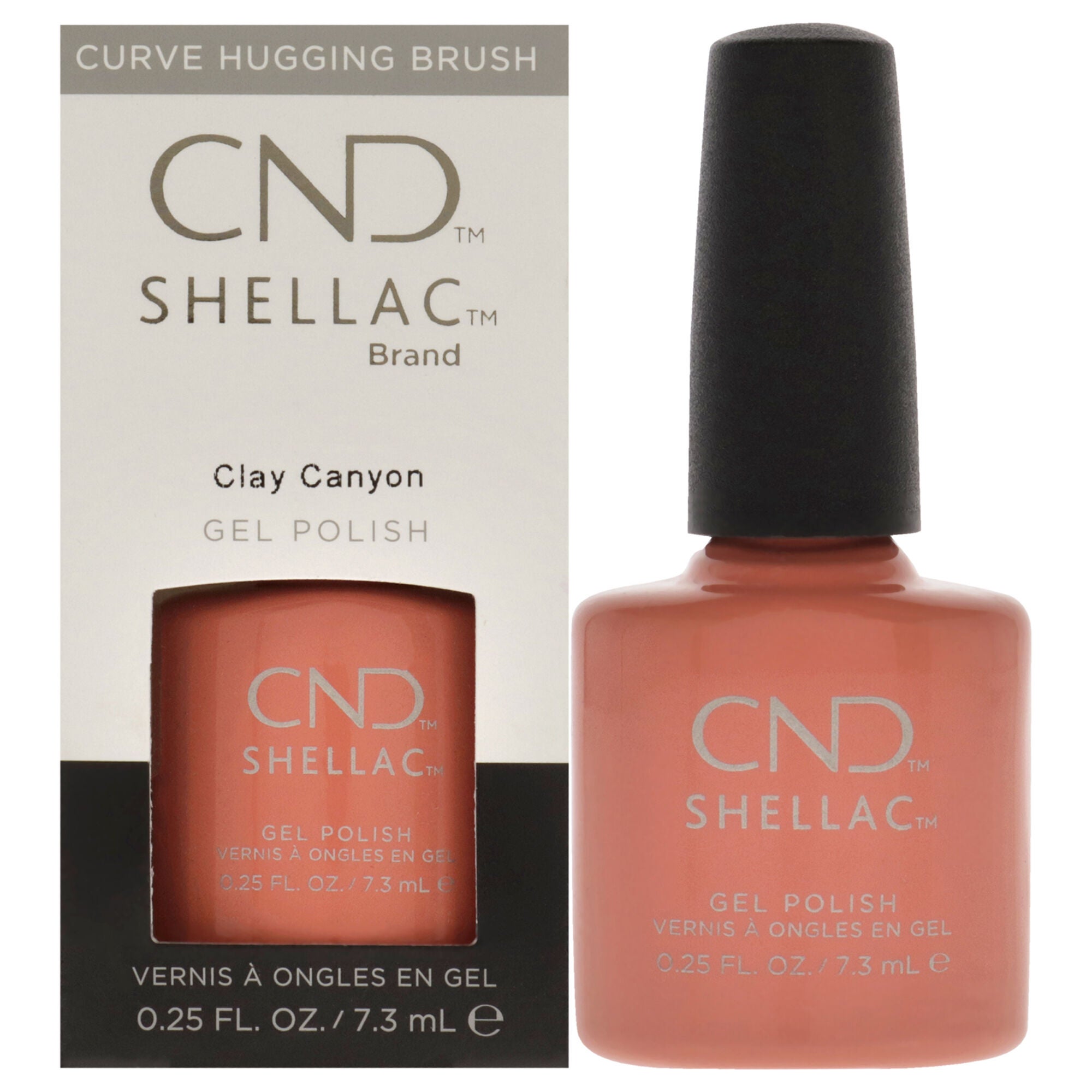 Shellac Nail Color - Clay Canyon by CND for Women - 0.25 oz Nail Polish, See Description, hi-res image number 0