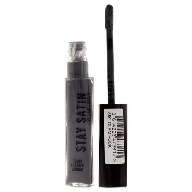 Stay Satin Liquid Lip Color - Glam Rock by Rimmel London for Women - 0.21 oz Lipstick, , alternate image number null