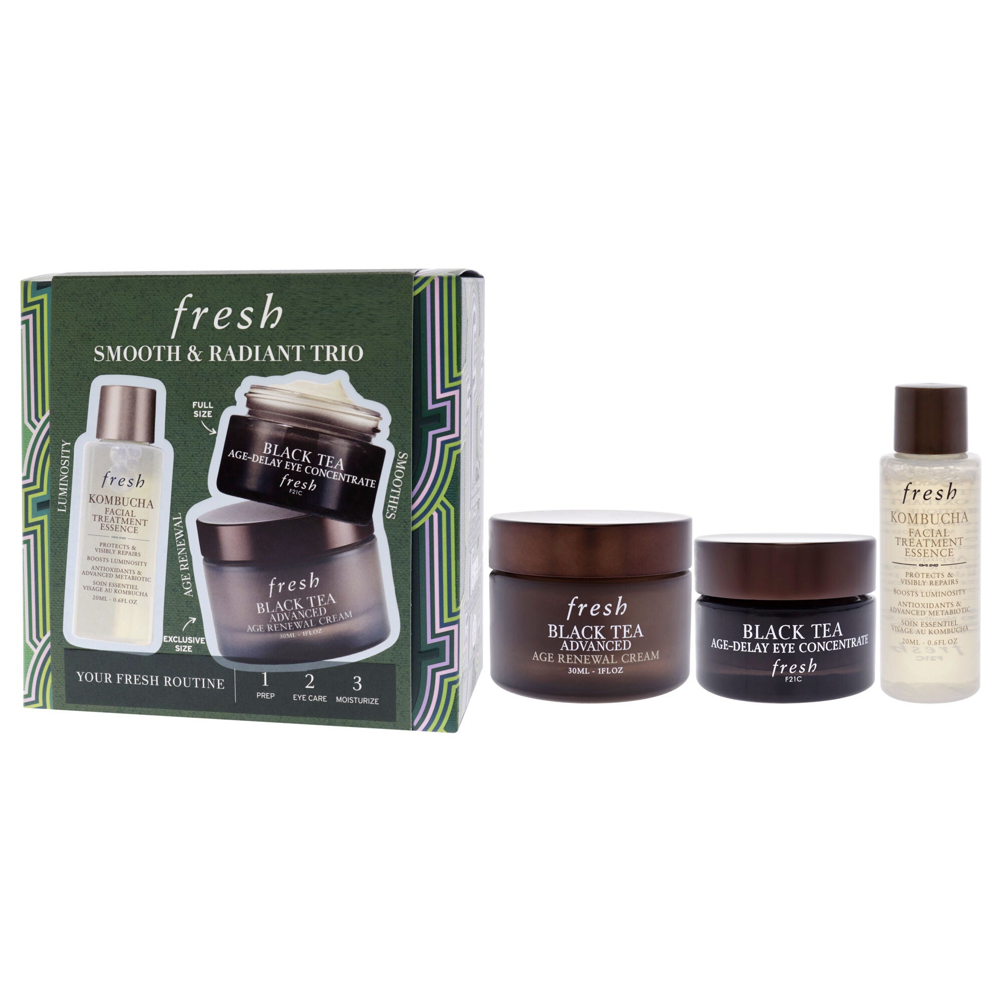 Smooth And Radiant Trio by Fresh for Women - 3 Pc Gift Set, See Description, alternate image number 3