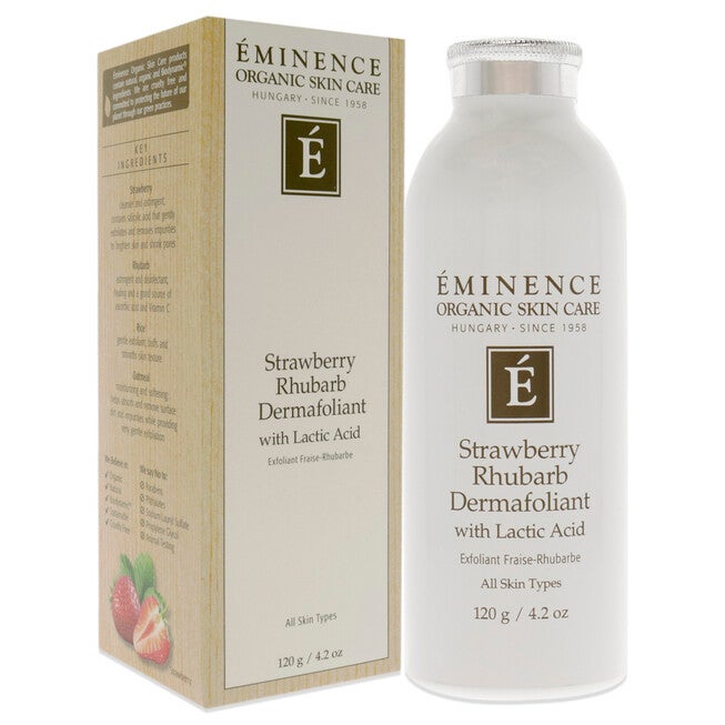 Strawberry Rhubarb Dermafoliant With Lactic Acid by Eminence for Unisex - 4.2 oz Exfoliator, , alternate image number null