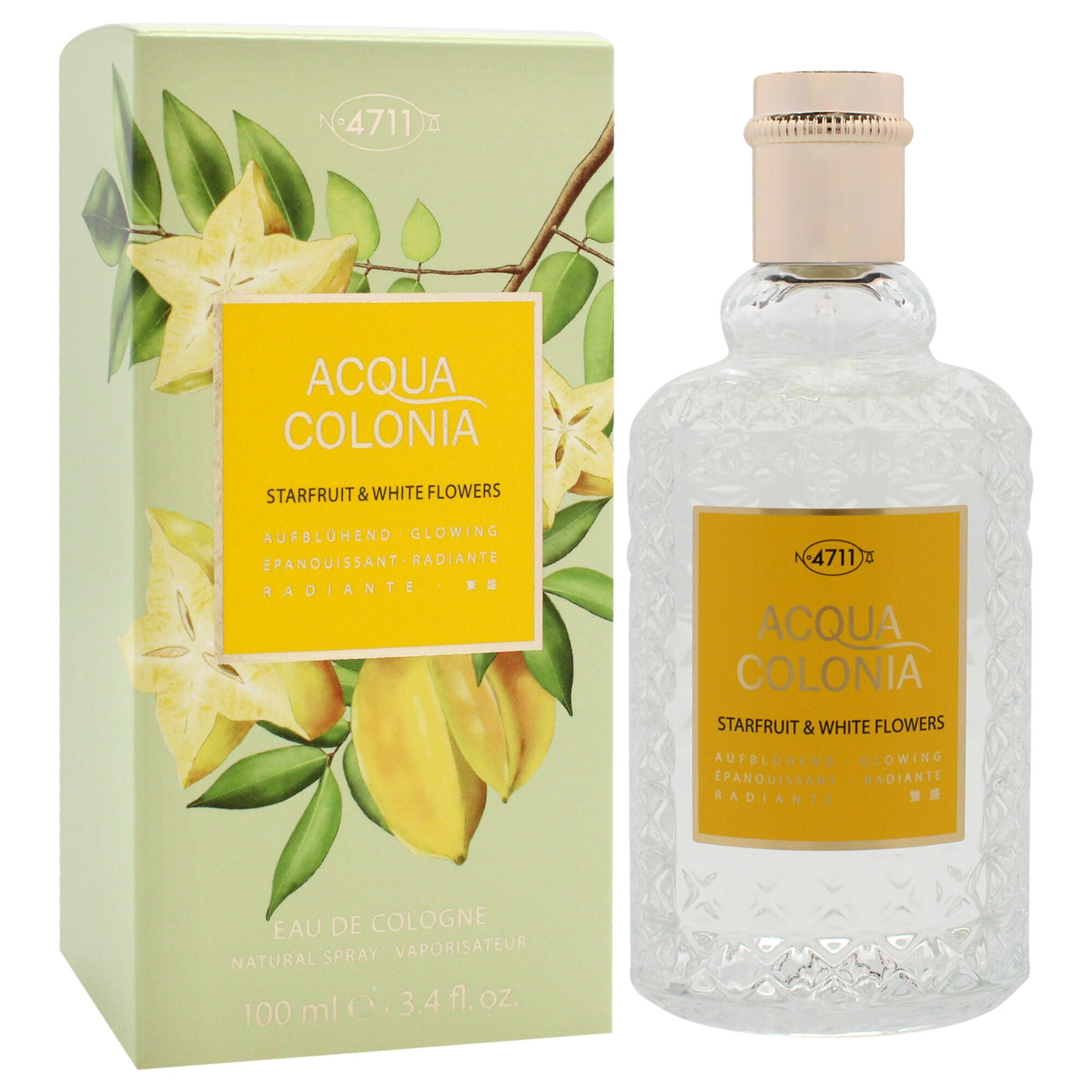 4711 Acqua Colonia - Starfruit and White Flowers by Muelhens for Unisex - 3.4 oz EDC Spray, See Description, alternate image number 2