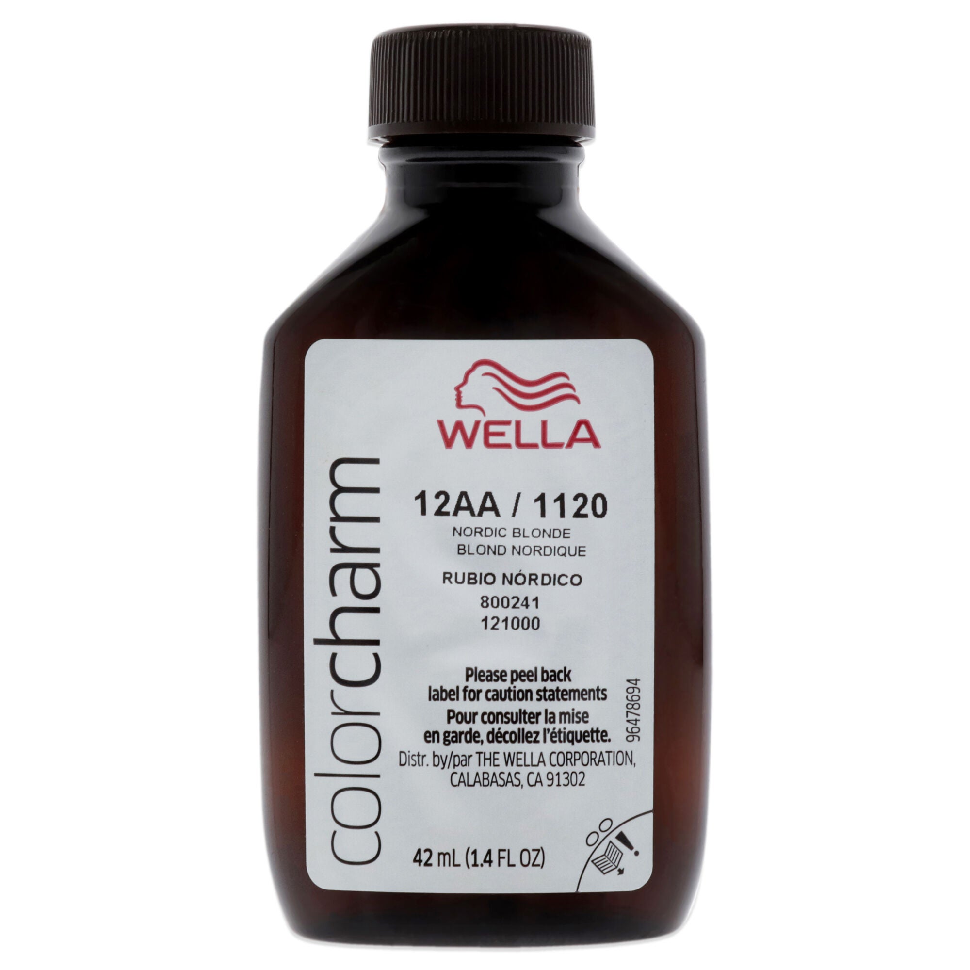 Color Charm Permanent Liquid Hair Color - 1120 12AA Nordic Blonde by Wella for Unisex - 1.42 oz Hair Color, See Description, alternate image number 4