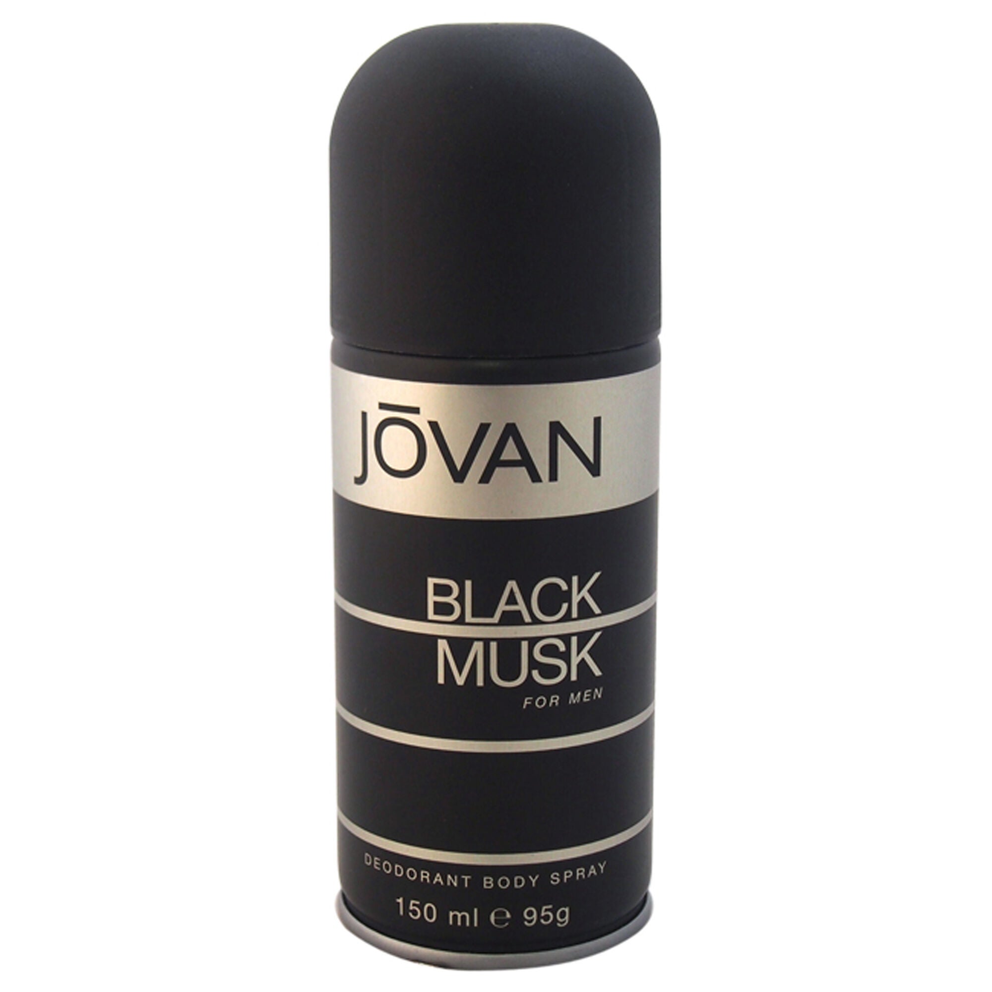 Jovan Black Musk by Jovan for Men - 5 oz Deodorant Body Spray, See Description, hi-res image number 0