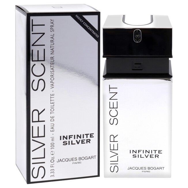 Silver Scent Infinite Silver by Jacques Bogart for Men - 3.33 oz EDT Spray, , alternate image number null