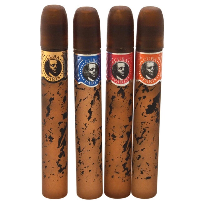 Cuba by Cuba for Men - 4 Pc Mini Gift Set cuba gold, cuba red, cuba blue, cuba orange (5ml each), , alternate image number null