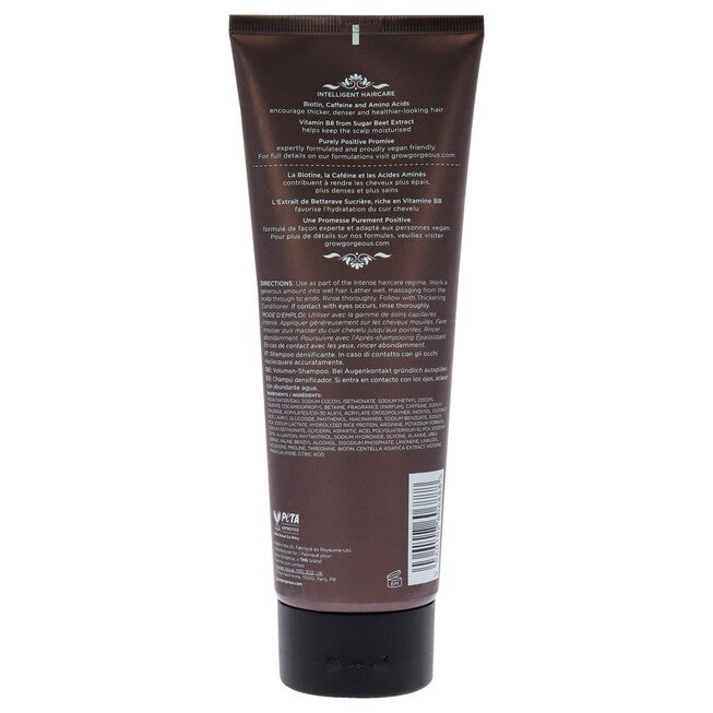 Intense Thickening Shampoo by Grow Gorgeous for Unisex - 8.4 oz Shampoo, NA, alternate image number null