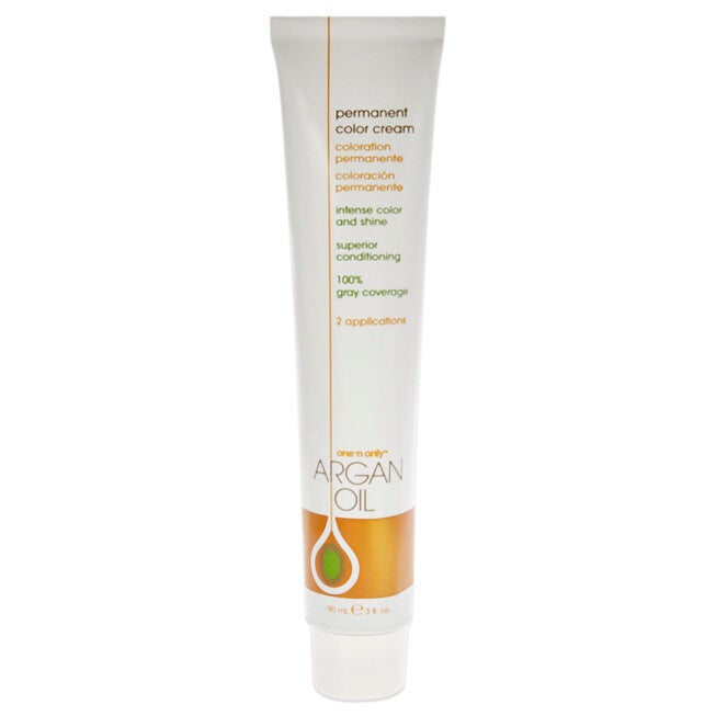 Argan Oil Permanent Color Cream - 5N Light Natural Brown by One n Only for Unisex - 3 oz Hair Color, NA, alternate image number null