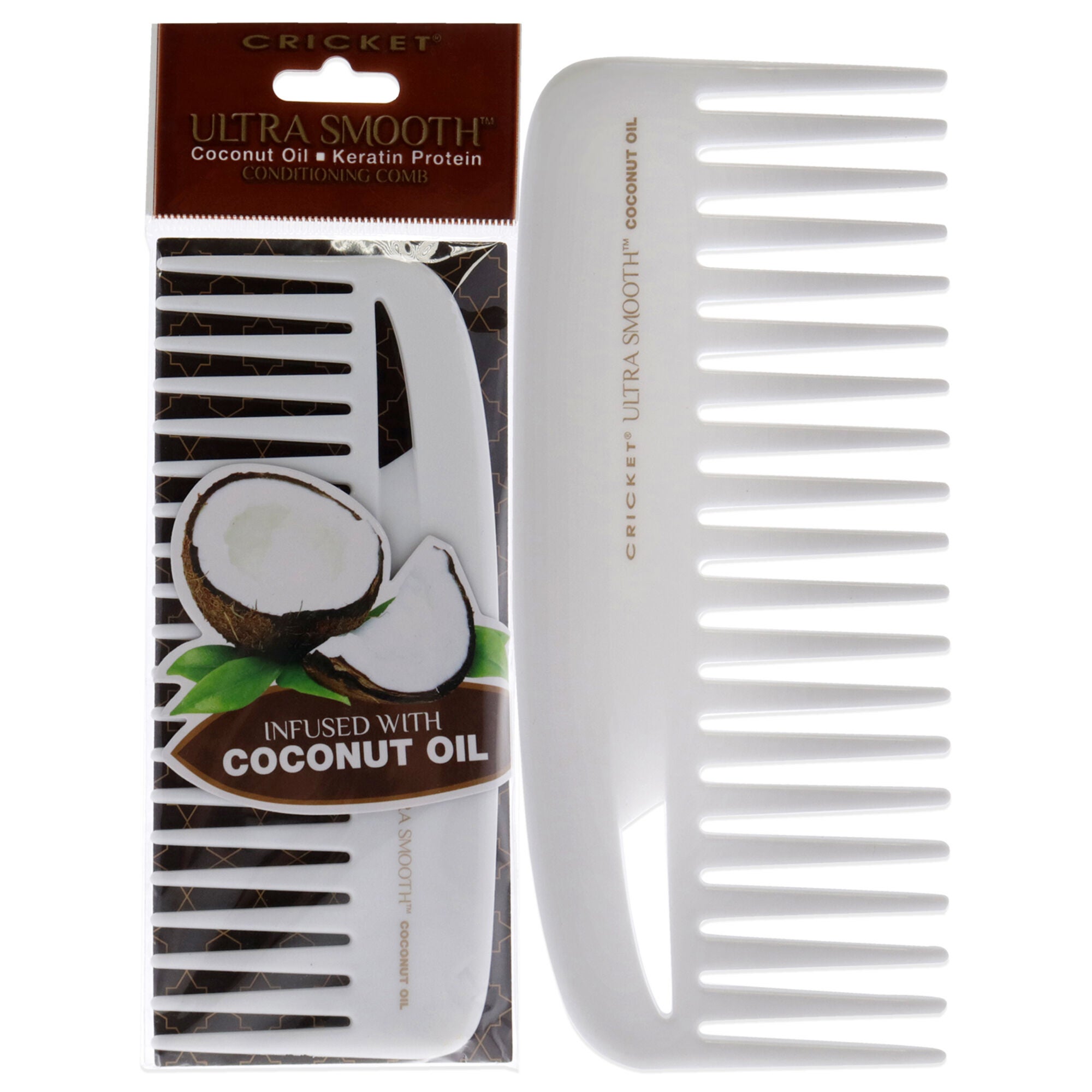 Ultra Smooth Coconut Conditioning Comb, NA, hi-res image number 0