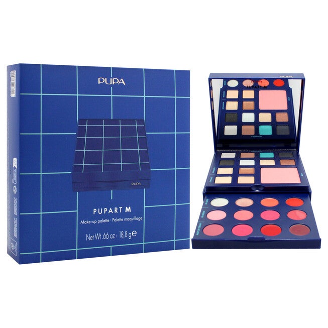 Pupart M Make-Up Palette - 004 Blue by Pupa Milano for Women - 0.66 oz Makeup, NA, alternate image number null