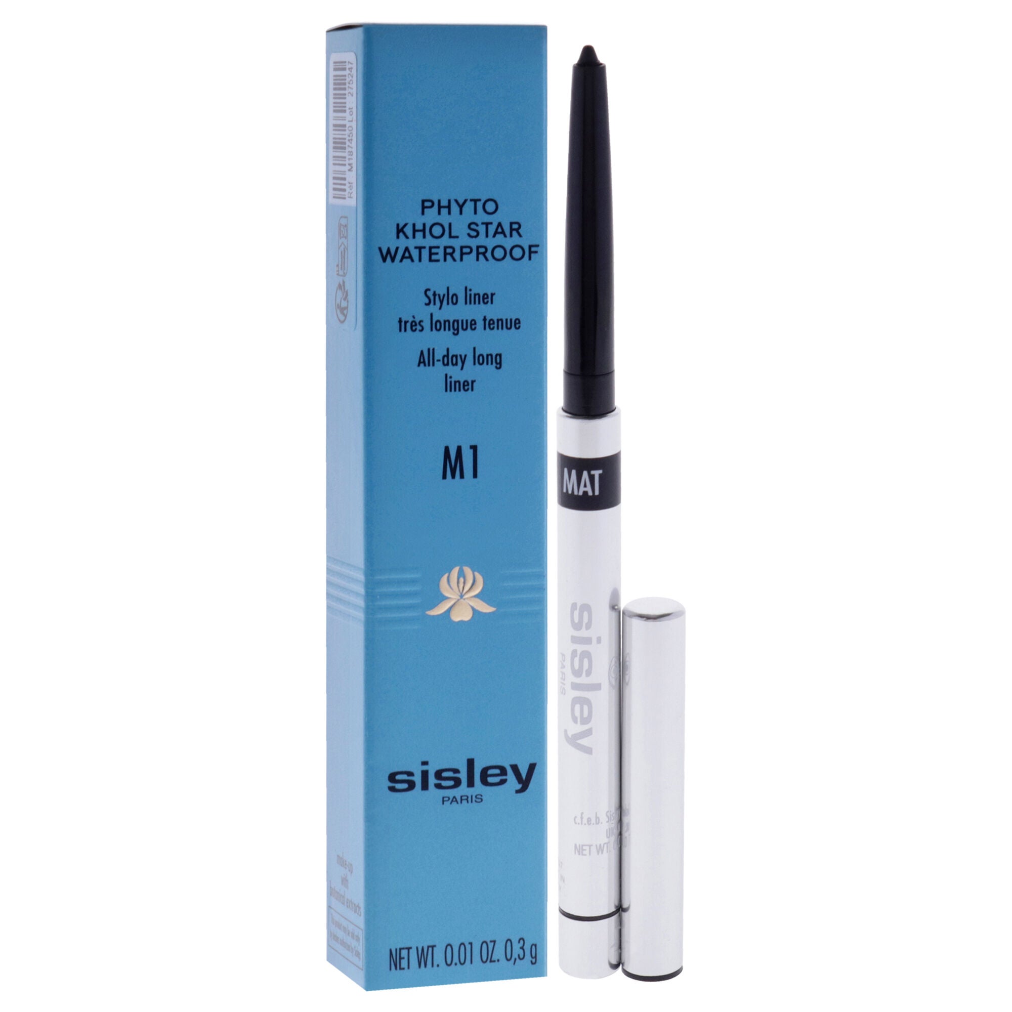 Phyto Khol Star Waterproof - M1 Matte Onyx by Sisley for Women - 0.01 oz Eyeliner, See Description, alternate image number 1