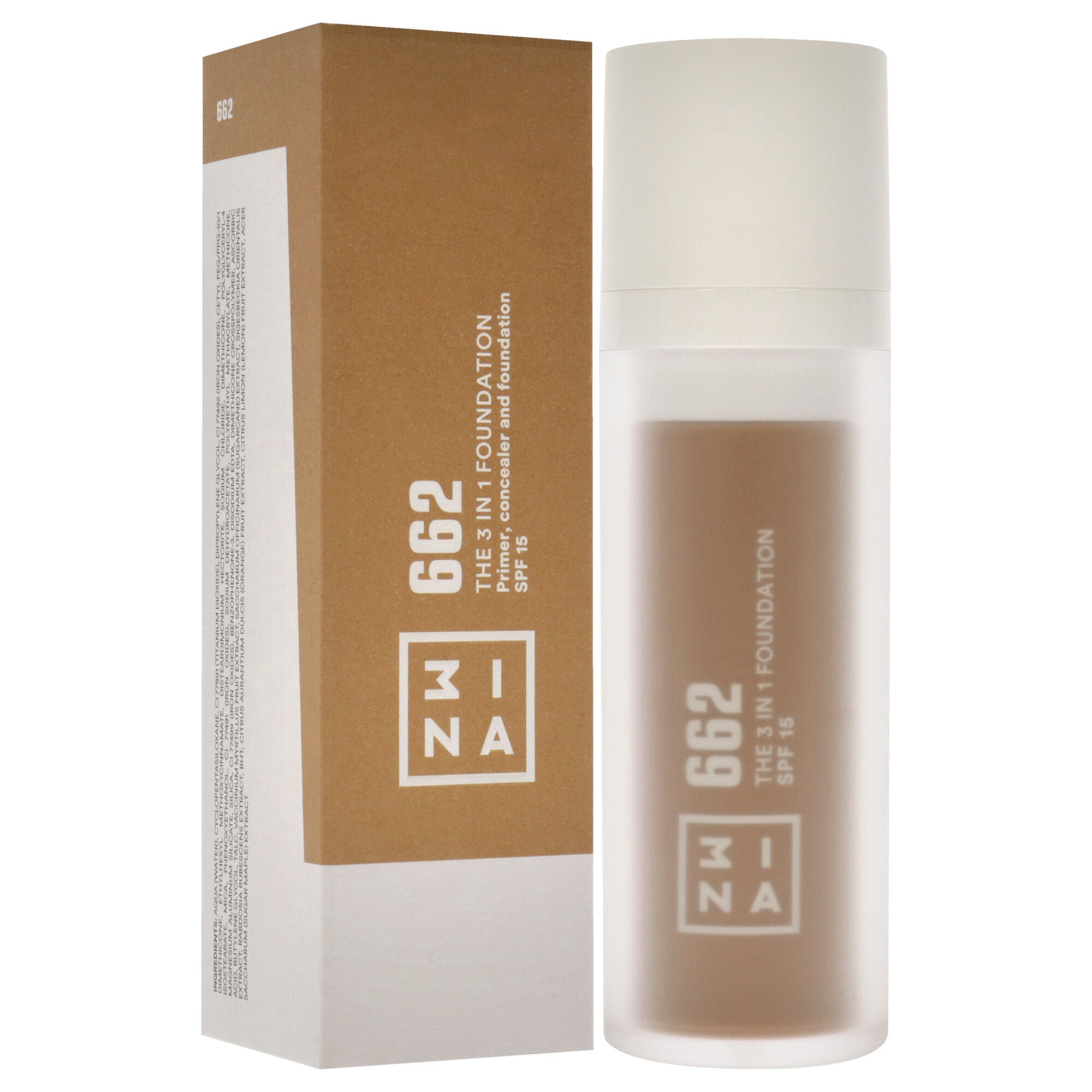 The 3-In-1 Foundation SPF 15 - 662 by 3INA for Women - 1.01 oz Foundation, See Description, alternate image number 2