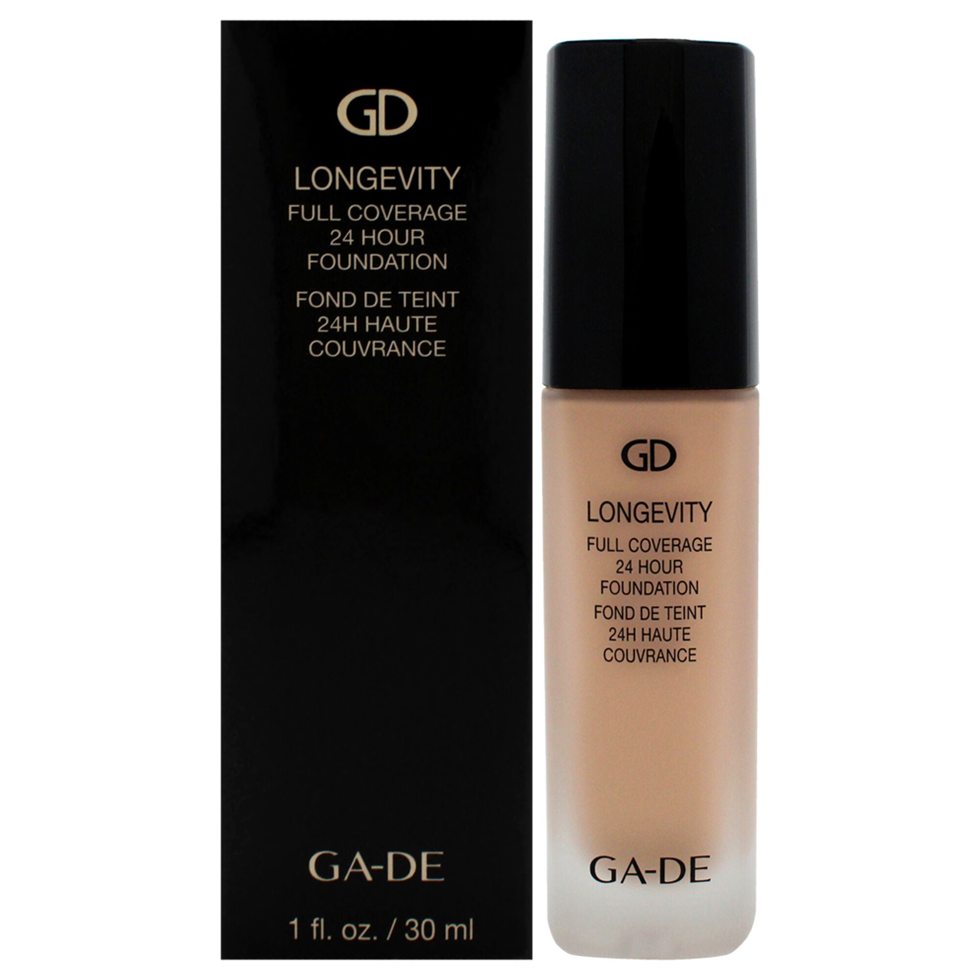 Longevity Full Coverage 24Hr Foundation - 550 Fair Neutral by GA-DE for Women - 1 oz Foundation, See Description, hi-res image number 0
