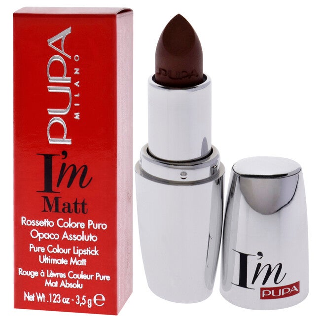 I Am Matte Pure Colour Lipstick - 016 Mochaccino by Pupa Milano for Women - 0.123 oz Lipstick, , alternate image number null