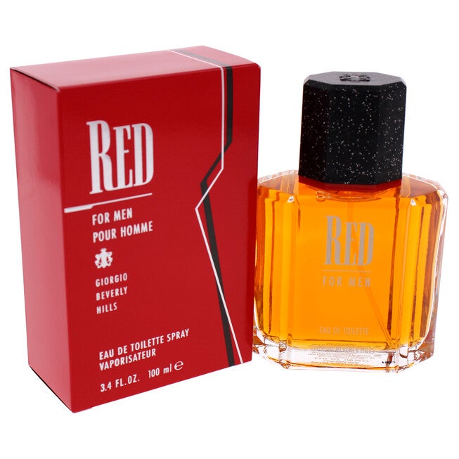 Red by Giorgio Beverly Hills for Men - 3.4 oz EDT Spray, NA, alternate image number null