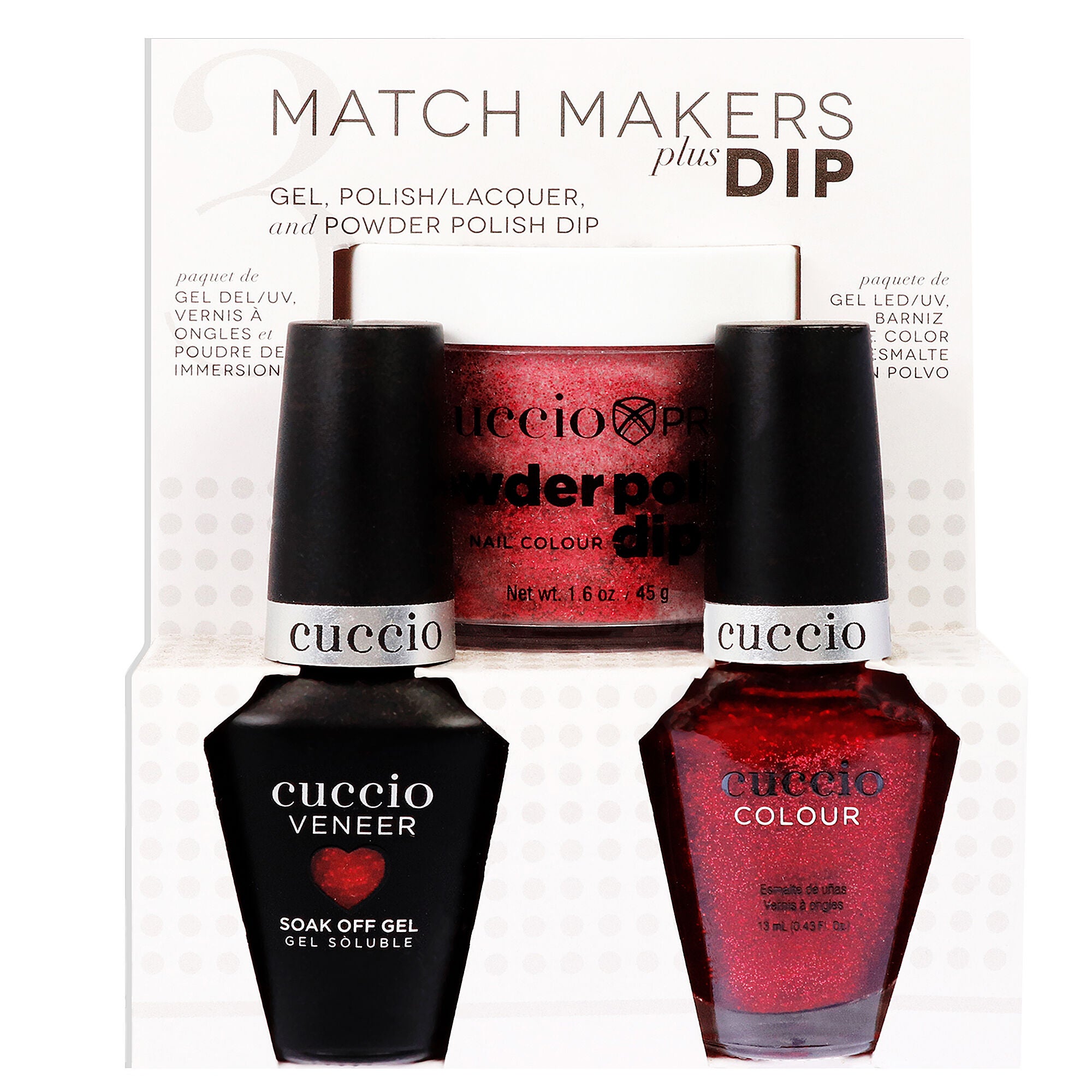 Match Makers Plus Dip - Chakra by Cuccio Colour for Women - 3 Pc Set, See Description, hi-res image number 0