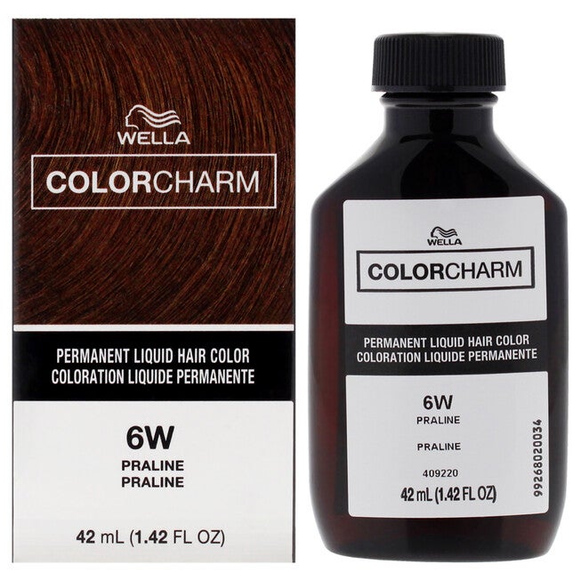 Color Charm Permanent Liquid Hair Color - 6W Praline by Wella for Unisex - 1.42 oz Hair Color, NA, hi-res image number null
