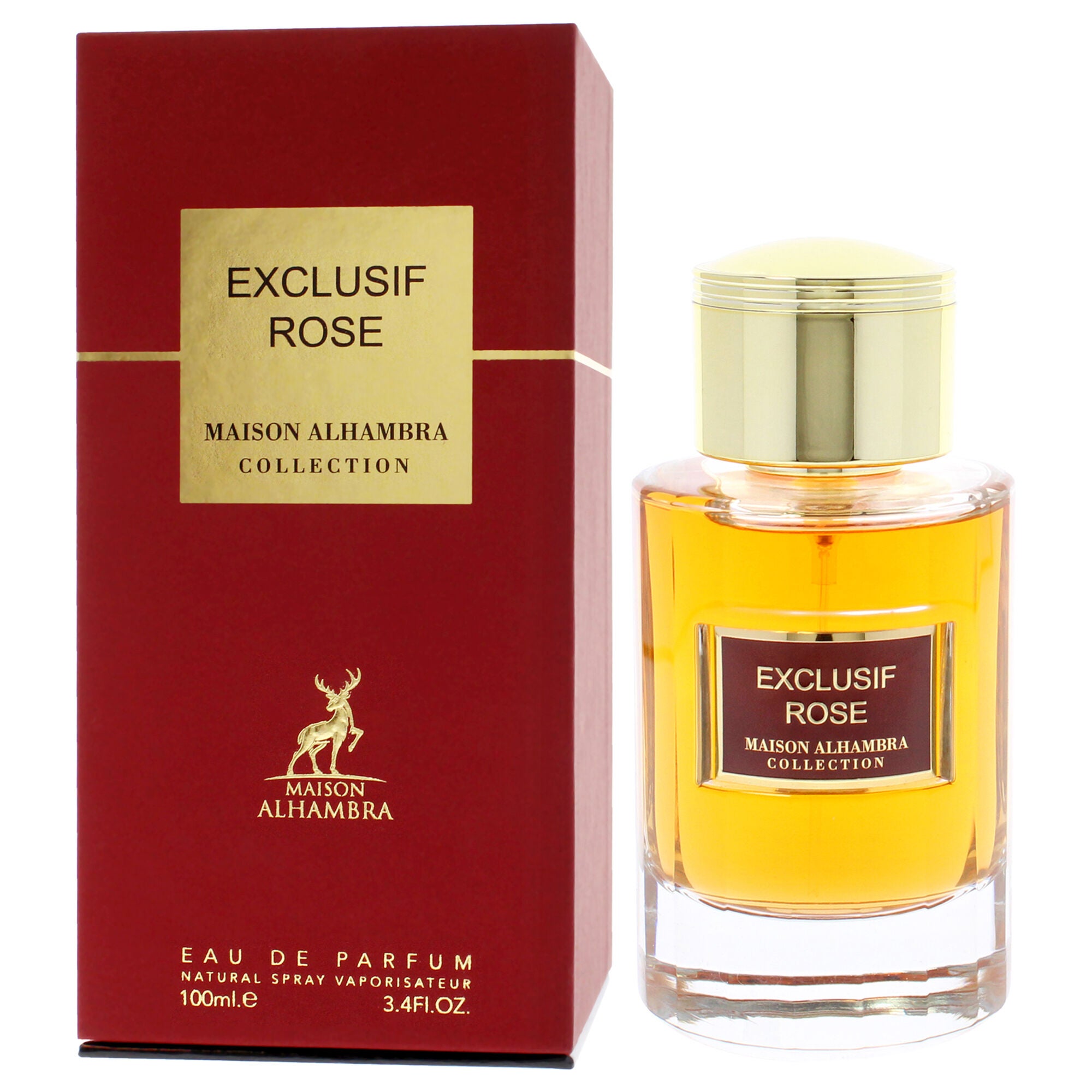 Exclusif - Rose by Maison Alhambra for Women - 3.4 oz EDP Spray, Clear, alternate image number 3