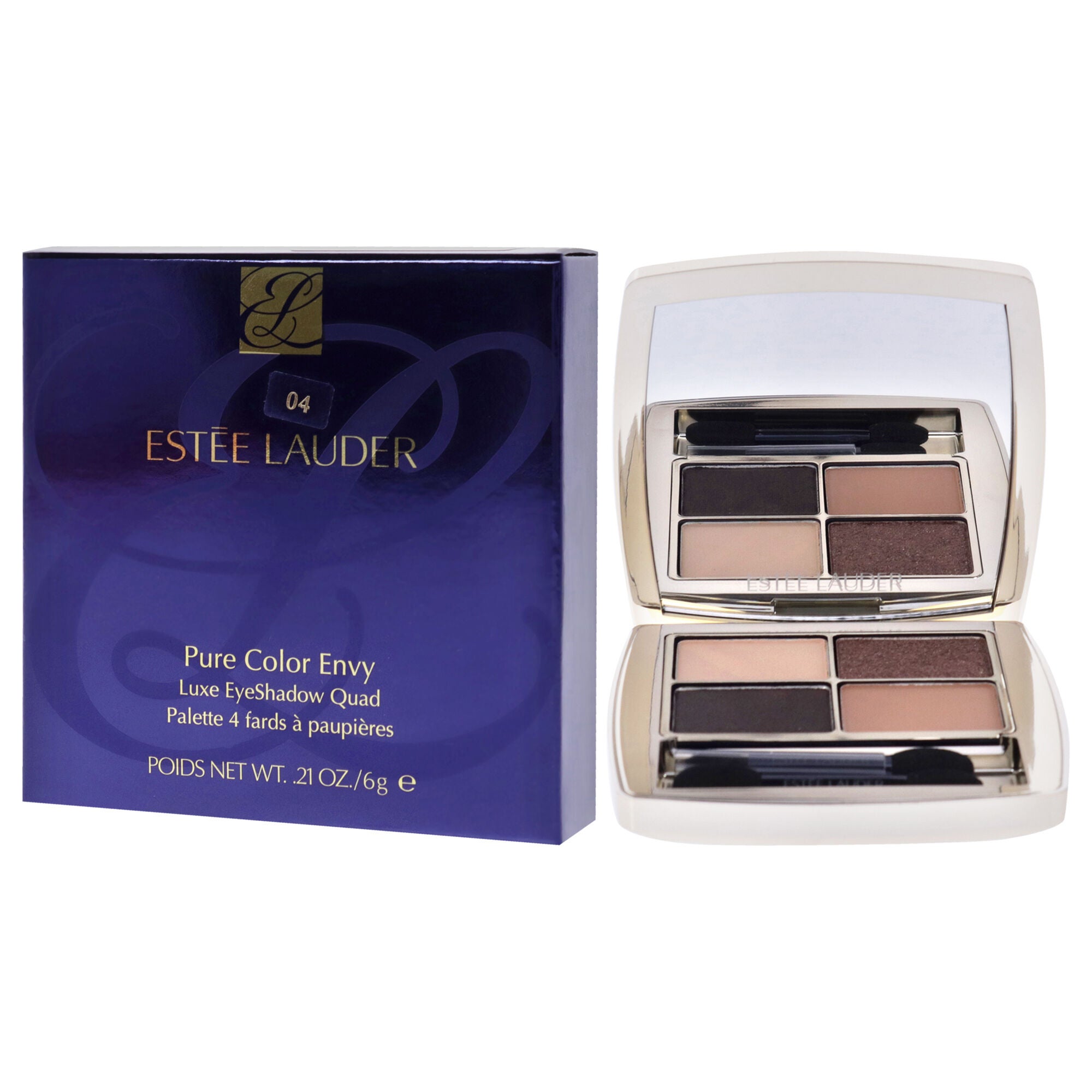 Pure Color Envy Luxe Eyeshadow Quad - 04 Desert Dunes by Estee Lauder for Women - 0.21 oz Eye Shadow, See Description, alternate image number 3