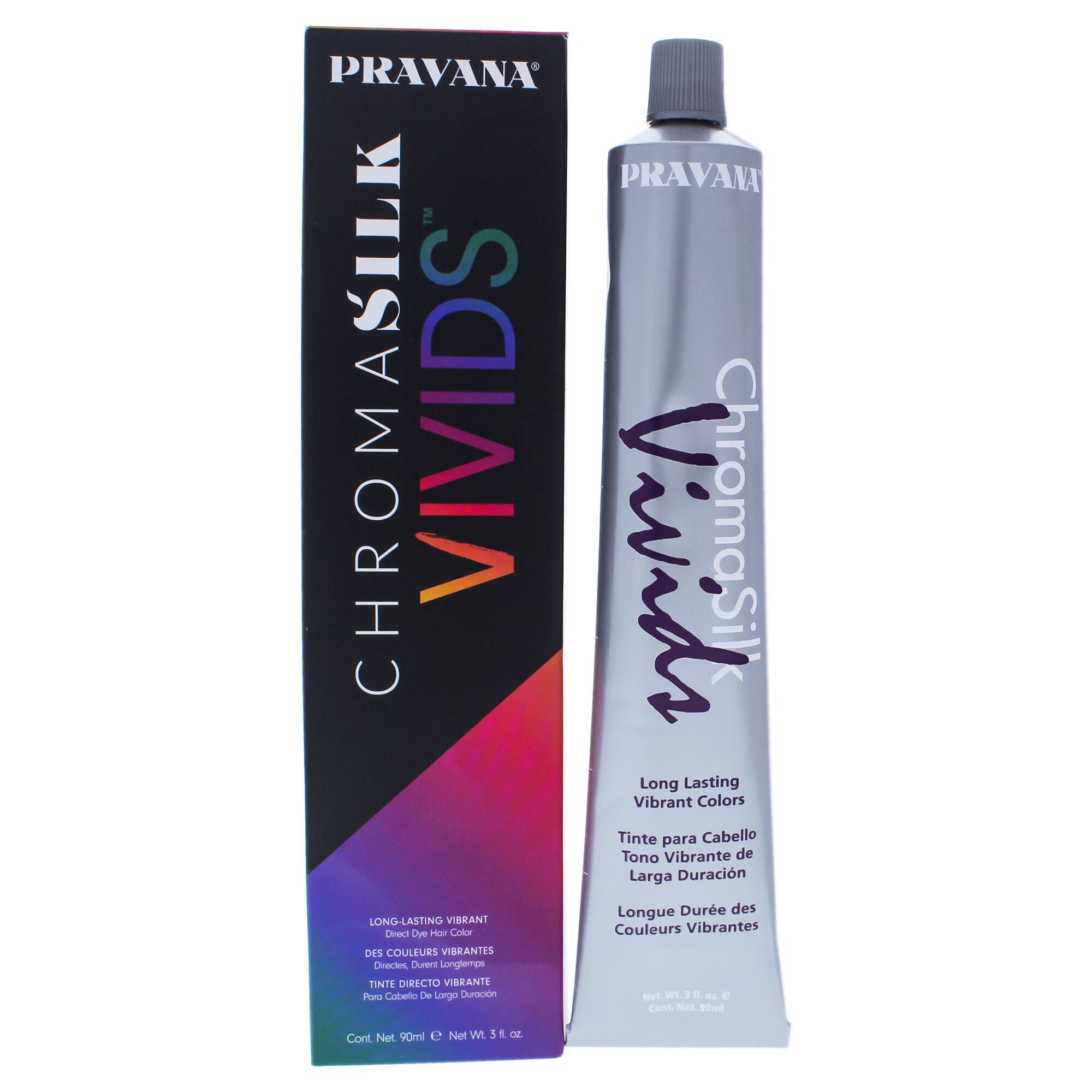 ChromaSilk Vivids Long-Lasting Vibrant Color - Pink by Pravana for Unisex - 3 oz Hair Color, See Description, hi-res image number 0