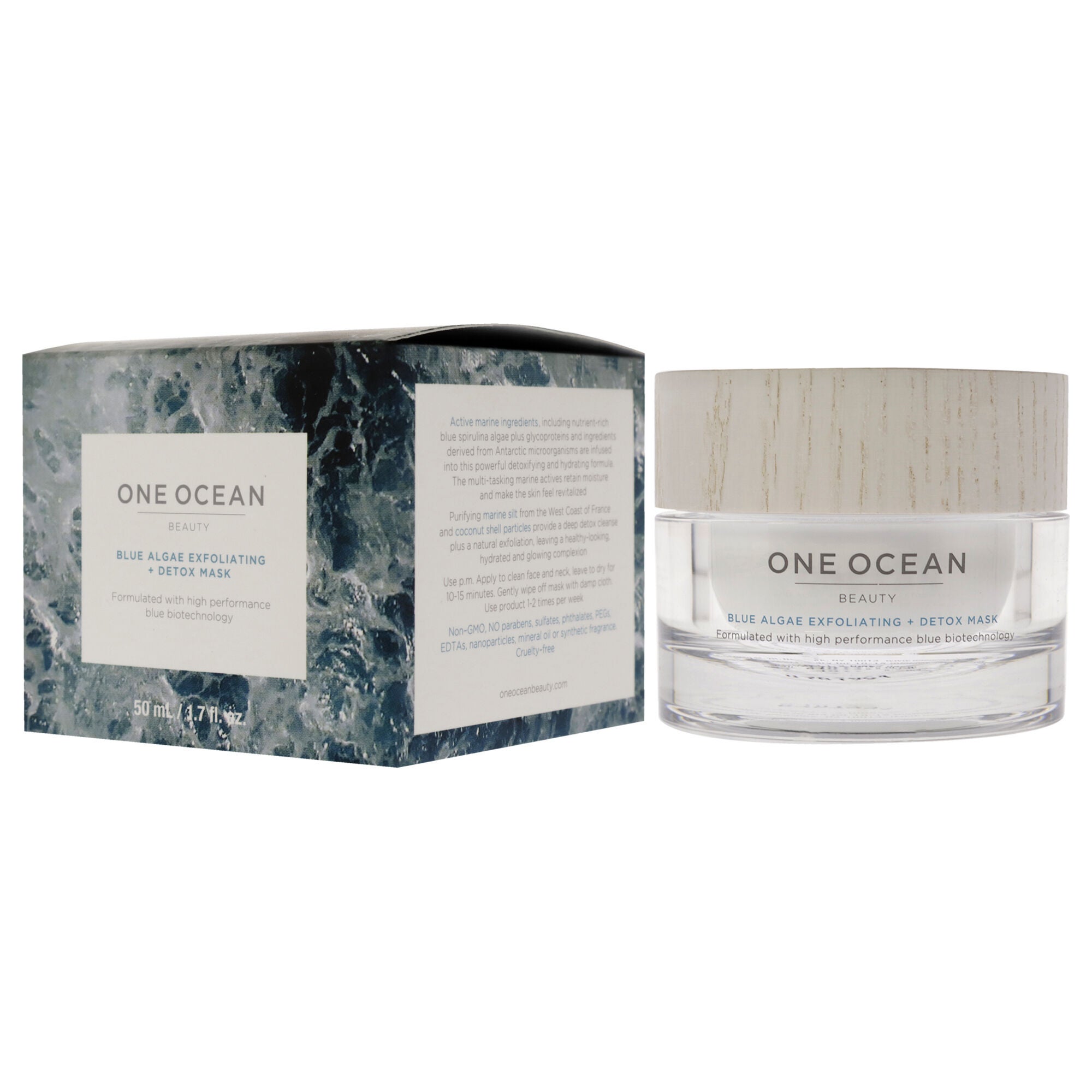 Blue Algae Exfoliating Plus Detox Mask by One Ocean Beauty for Women - 1.7 oz Mask, , alternate image number 8