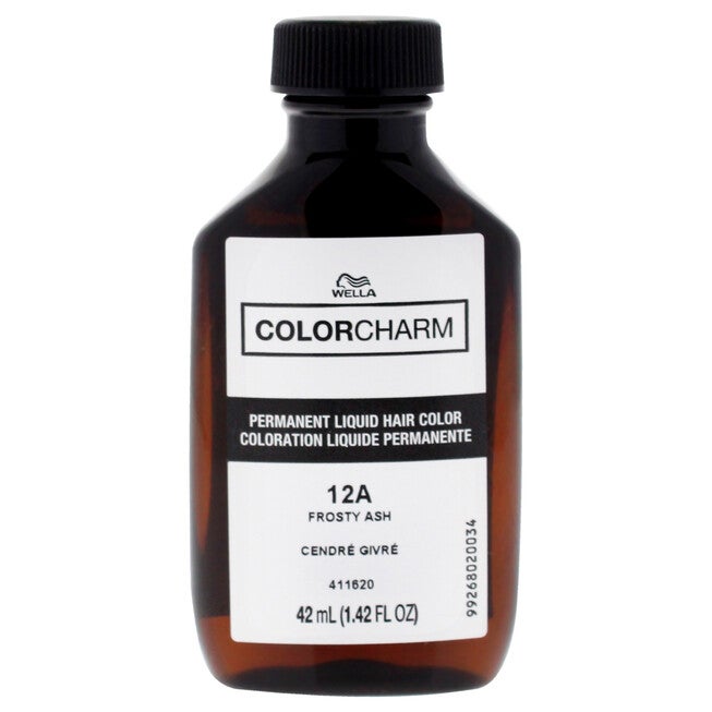 Color Charm Permanent Liquid Hair Color - 12A Frosty Ash by Wella for Unisex - 1.42 oz Hair Color, See Description, alternate image number 4