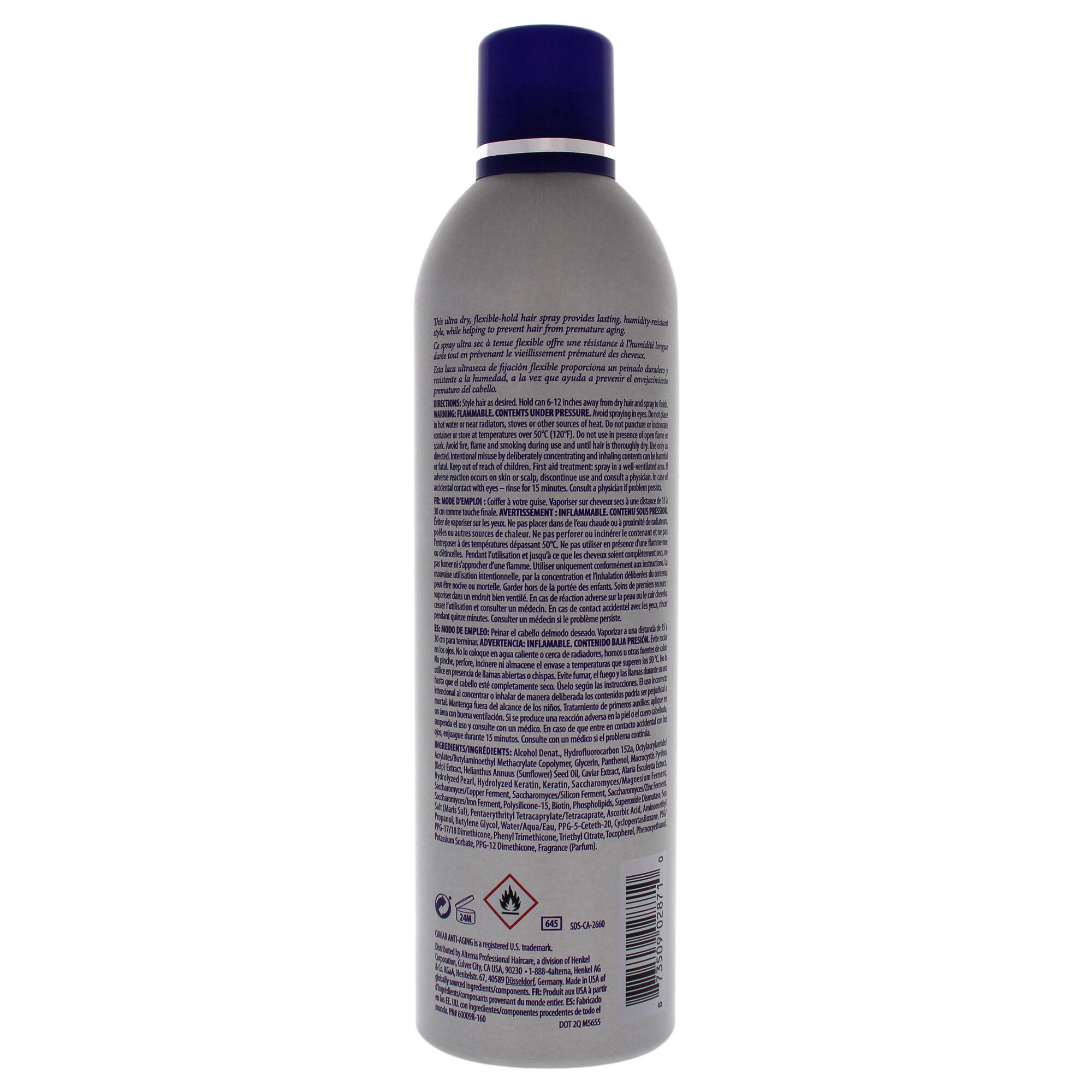 Caviar Anti-Aging Working Hairspray by Alterna for Unisex - 15.5 oz Hair Spray, See Description, alternate image number 1