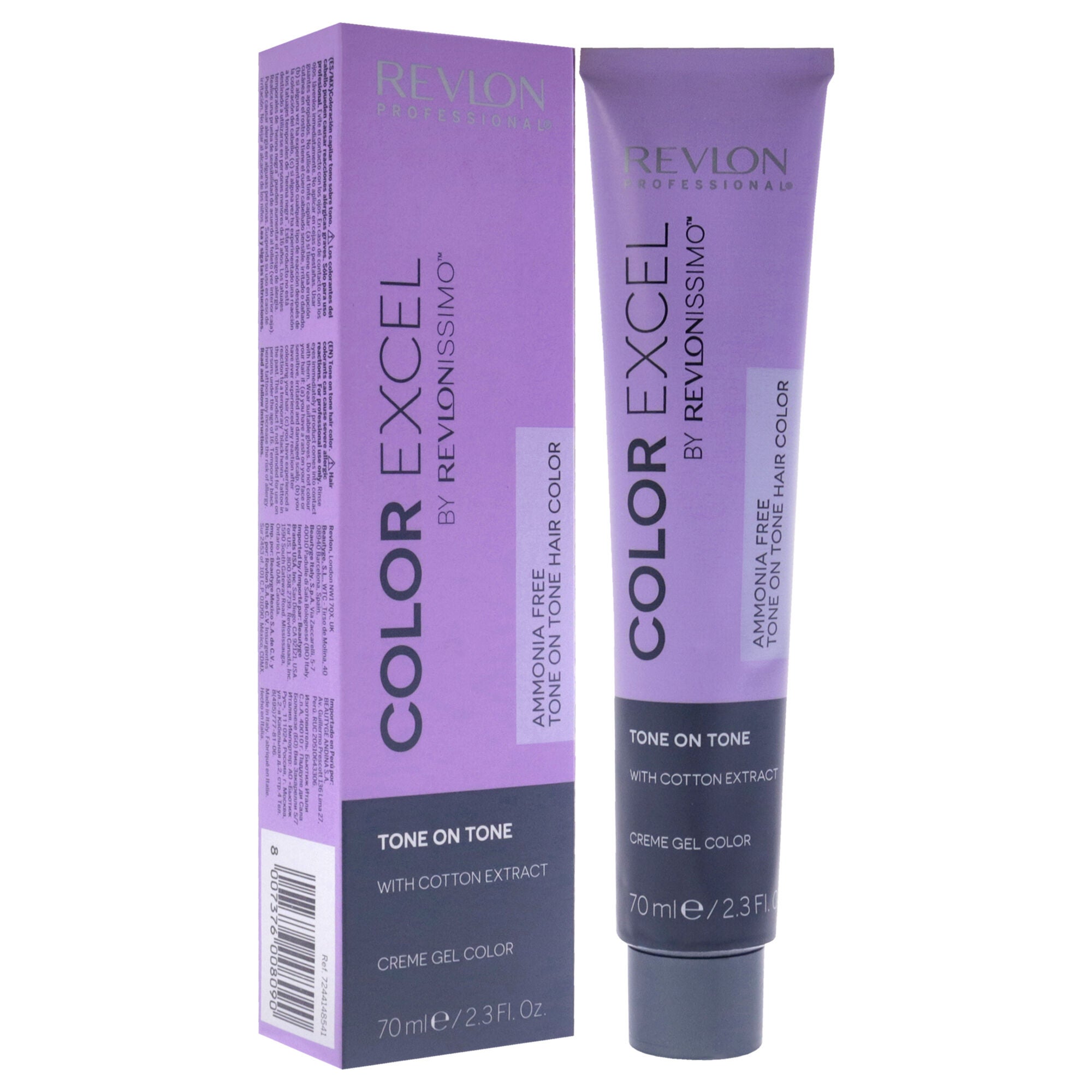 Revlonissimo Color Excel - 5.41 Light Chestnut Ash Brown by Revlon for Unisex - 2.3 oz Hair Color, , alternate image number 6