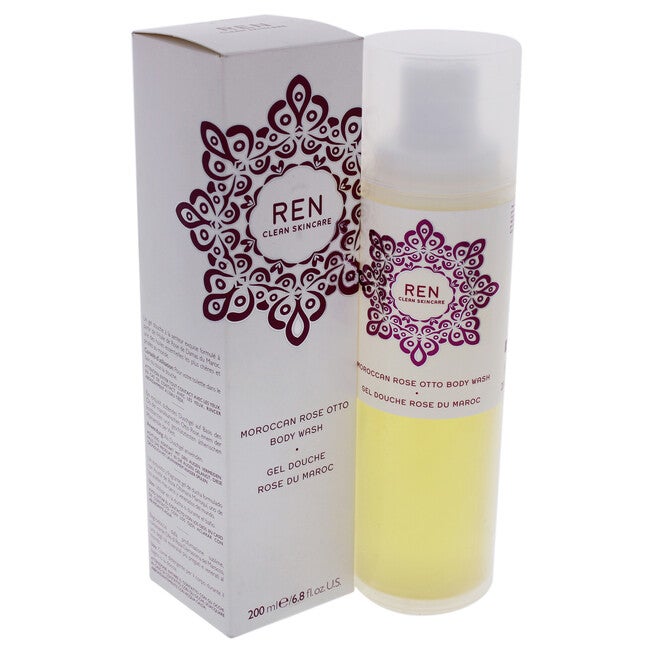 Moroccan Rose Otto Body Wash by REN for Unisex - 6.8 oz Body Wash, NA, alternate image number null