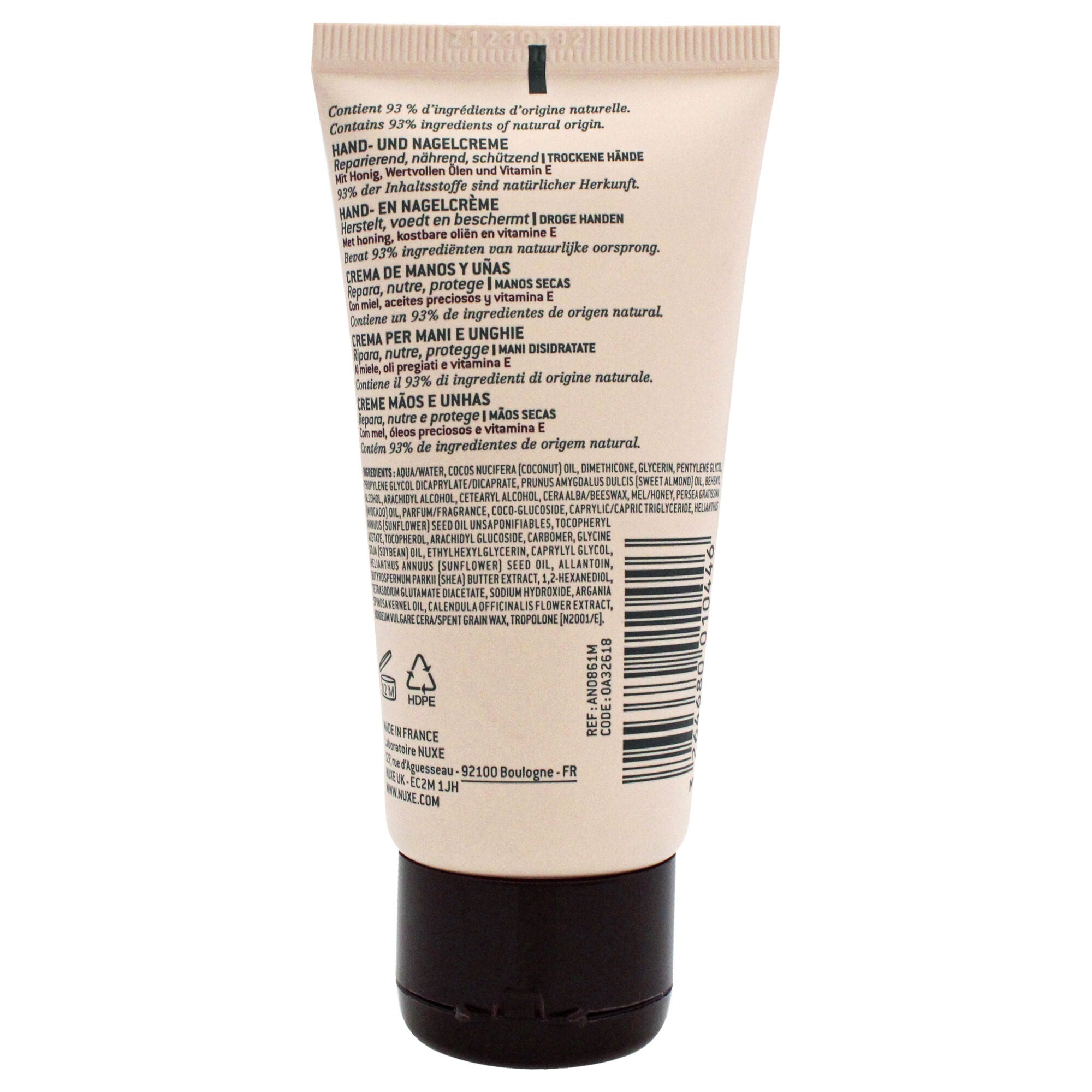 Reve de Miel - Hand and Nail Cream by Nuxe for Unisex 1.7 oz Cream, See Description, alternate image number 2