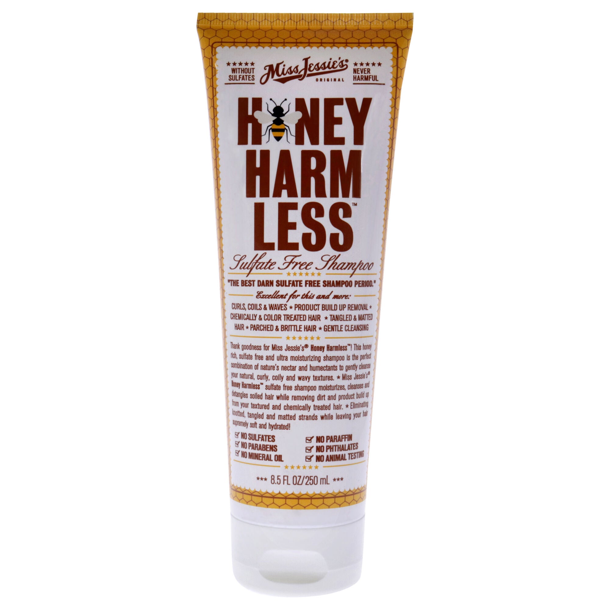 Honey Harm Less by Miss Jessies for Unisex - 8.5 oz Shampoo, See Description, hi-res image number 0