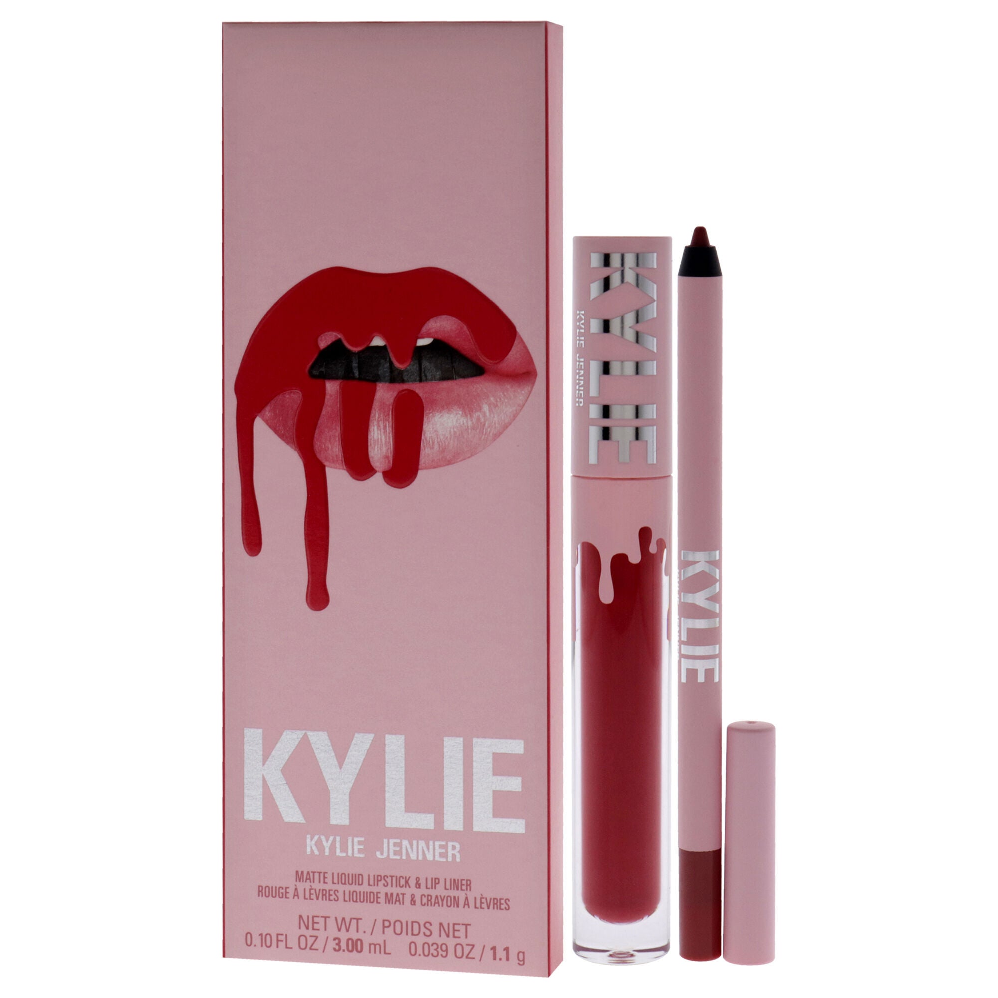 Matte Lip Kit - 401 Victoria by Kylie Cosmetics for Women - 2 Pc 0.10oz Matte Liquid Lipstick, 0.039oz Lip Liner, See Description, alternate image number 3