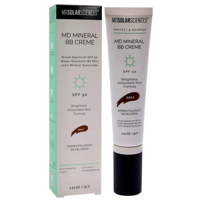 MD Mineral BB Cream SPF 50 - Deep by MDSolarSciences for Women - 1.23 oz Makeup, NA, alternate image number null