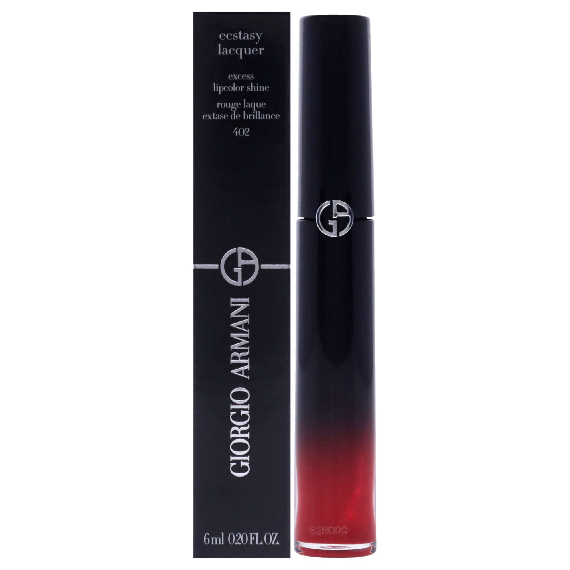 Ecstasy Lacquer Excess Lipcolor Shine - 402 Red-to-Go by Giorgio Armani for Women - 0.2 oz Lip Gloss, See Description, hi-res image number 0