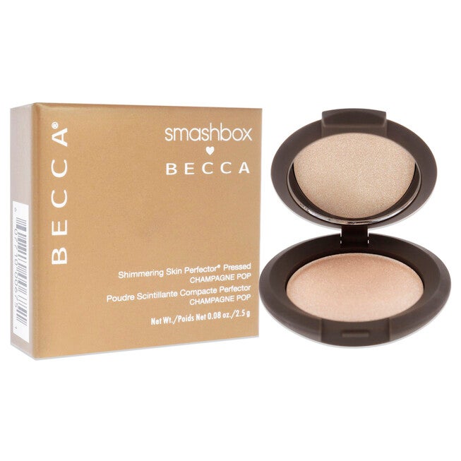 Becca Shimmering Skin Perfector Pressed Highlighter - Champagne Pop by SmashBox for Women - 0.08 oz Highlighter, NA, alternate image number null