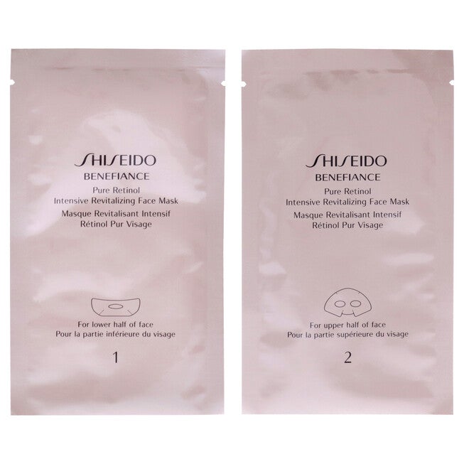 Benefiance Pure Retinol Intensive Revitalizing Face Mask by Shiseido for Unisex - 4 Pc Mask, NA, alternate image number null