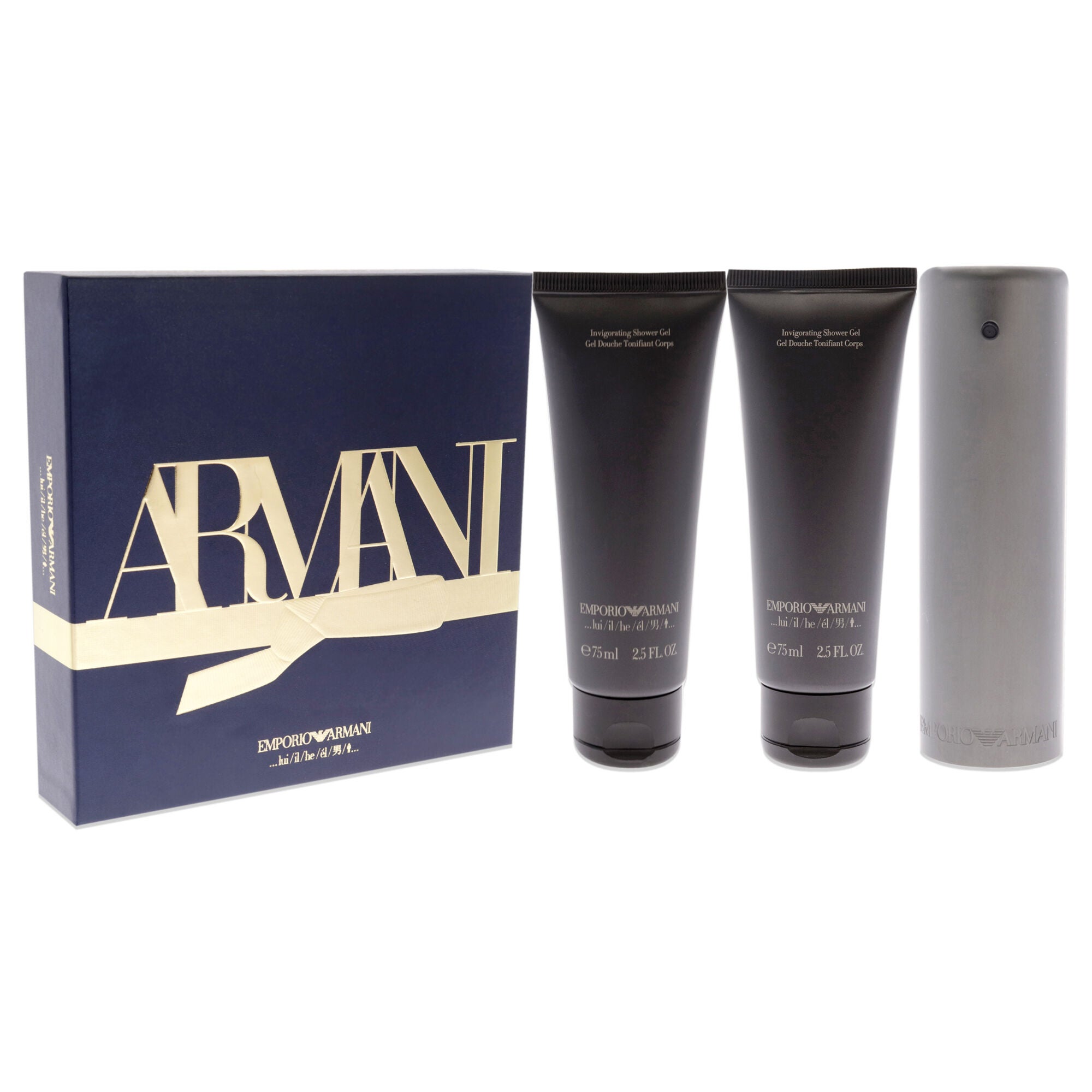Emporio Armani by Emporio Armani for Men - 3 Pc Gift Set 1.7oz EDT Spray, 2x2.5oz Shower Gel, , alternate image number 6