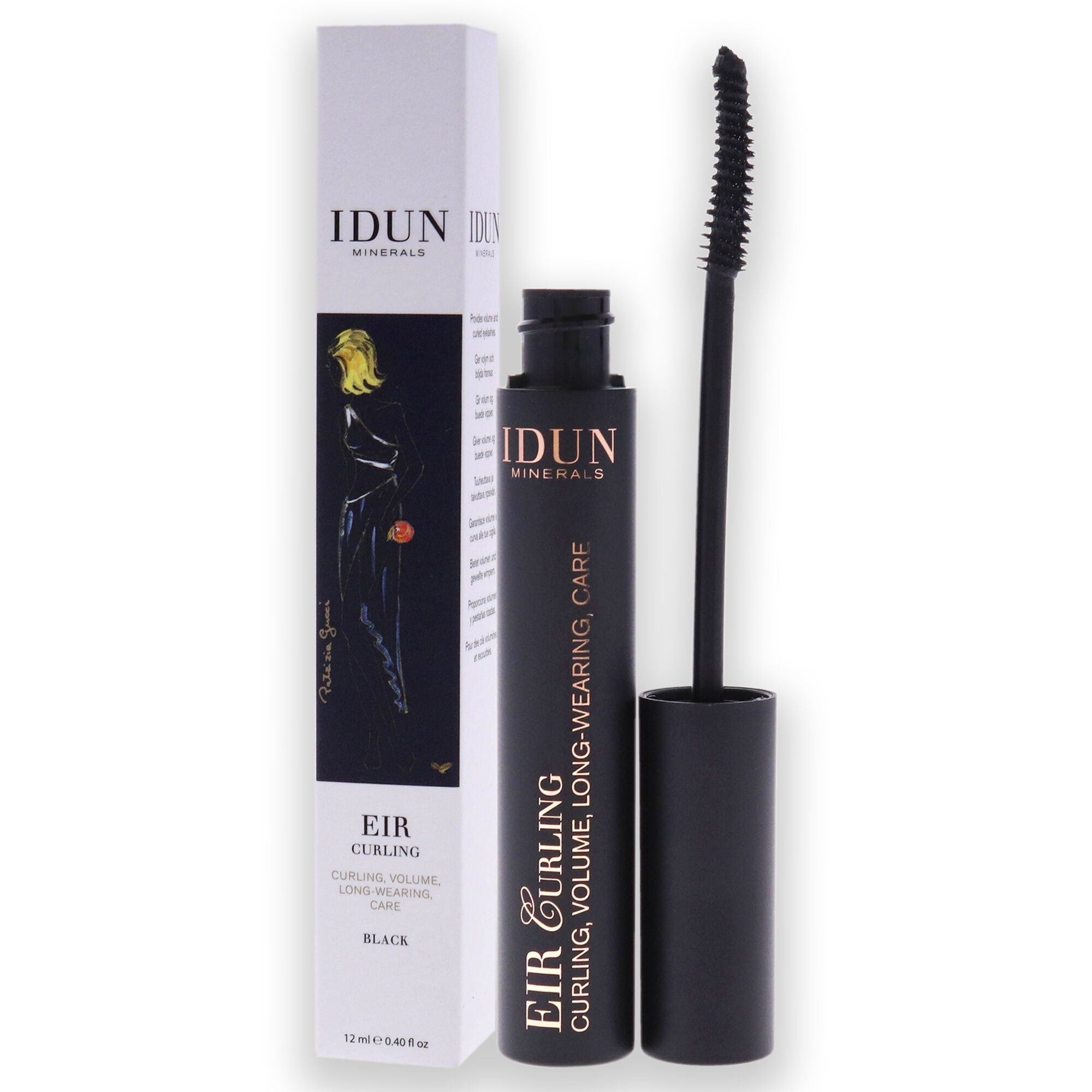 Eir Curling Mascara - 007 Black by Idun Minerals for Women - 0.40 oz Mascara, , alternate image number 7