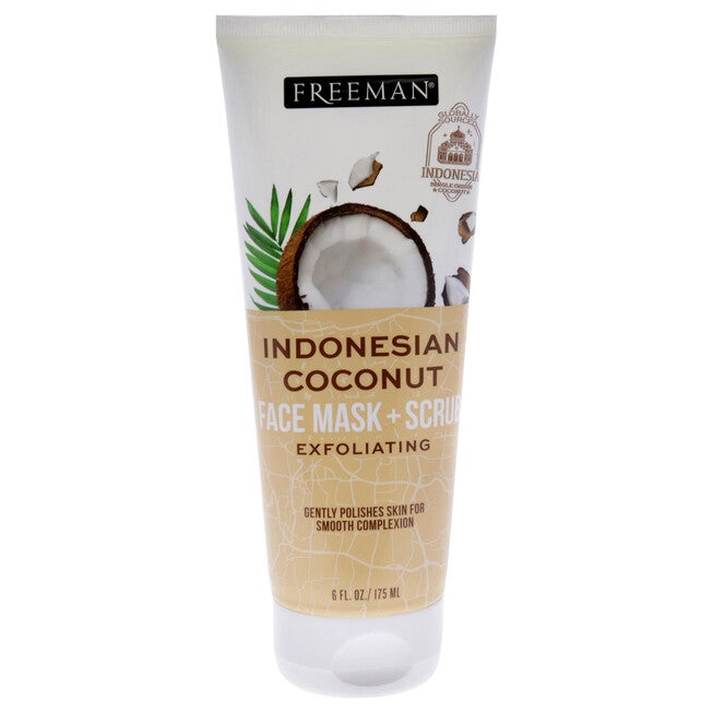 Indonesian Coconut Face Mask and Scrub by Freeman for Unisex - 6 oz Mask, NA, hi-res image number null