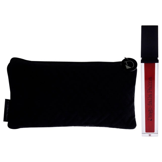 Red Lips Kit by Diego Dalla Palma for Women - 3 Pc 0.3oz Push Up Gloss Lip Gloss - 51, 0.04oz Makeupstudio Stay On Me Lip Liner - 46, Pouch, NA, alternate image number null